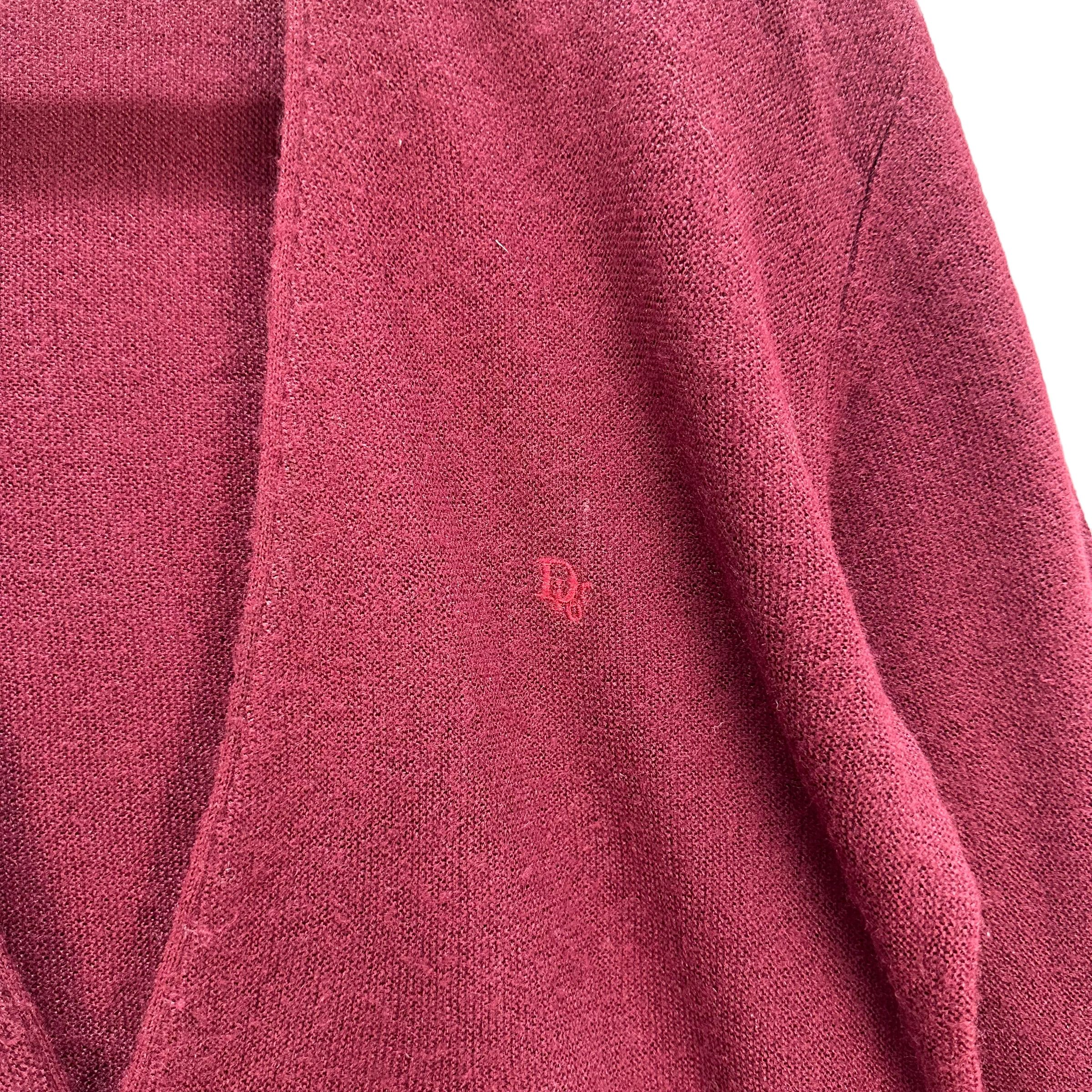 Christian Dior Monsieur VINTAGE 80's CHRISTIAN DIOR MADE IN USA CARDIGAN #8474-010 Size US L / EU 52-54 / 3 - 3 Thumbnail