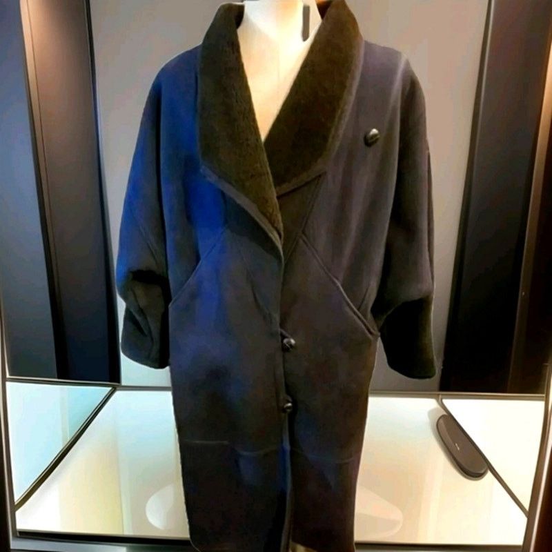 Other BEAUTIFUL UNISEX SHEARLING FUR COAT SIZE L Size L / US 10 / IT 46 - 1 Thumbnail