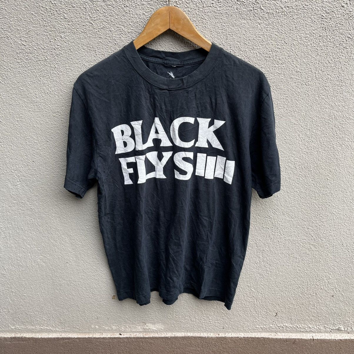 Shorty's Skateboards BLACK FLYS skate tee parody black flag logo Size US M / EU 48-50 / 2 - 1 Thumbnail