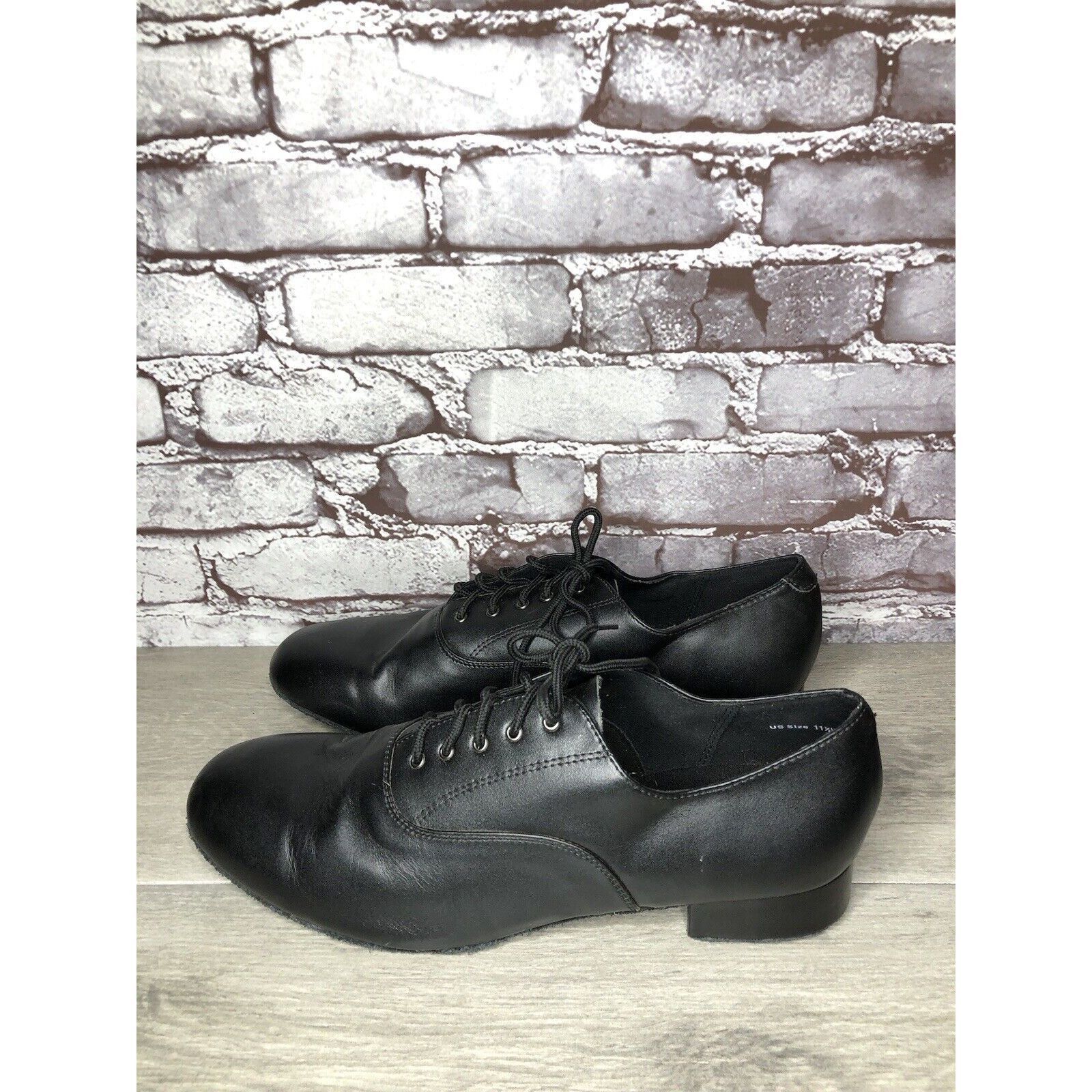 Other Very Fine Dance Shoes Black Salsa Ballroom Waltz Lace Up Men Size US 11.5 / EU 44-45 - 5 Thumbnail
