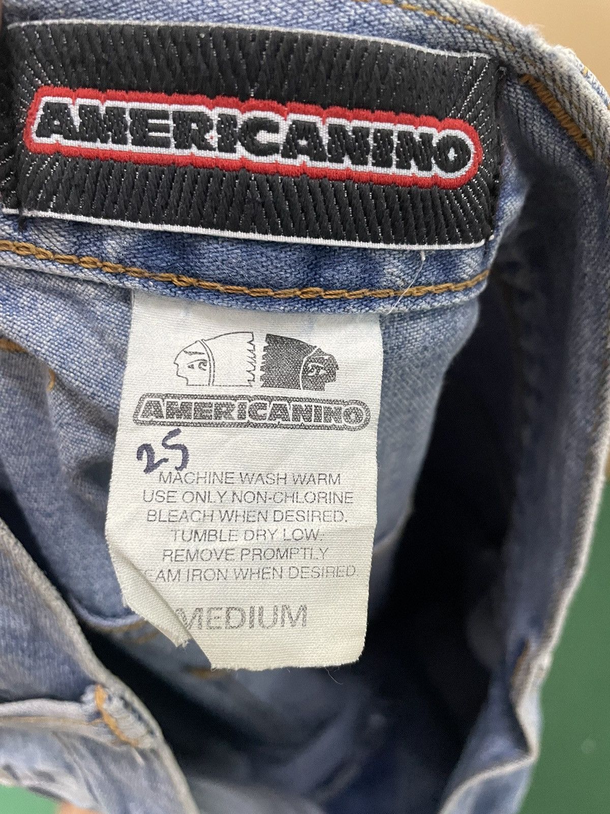 Japanese Brand Vintage Americanino by Edwin Baggy Hip Hop Jeans Size US 33 - 8 Thumbnail