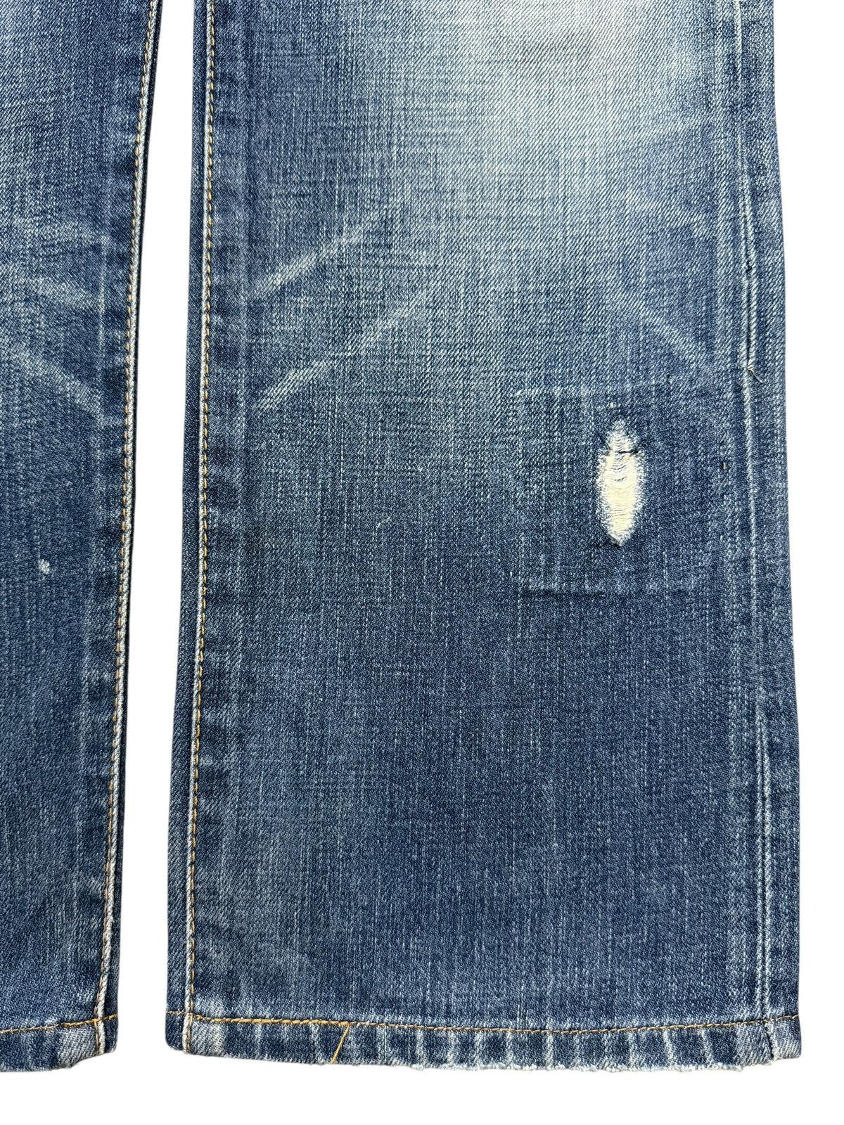 Sugar Cane Vintage Japanese Brand Faded Wash Clawmark Distress Loose Size US 29 - 8 Thumbnail