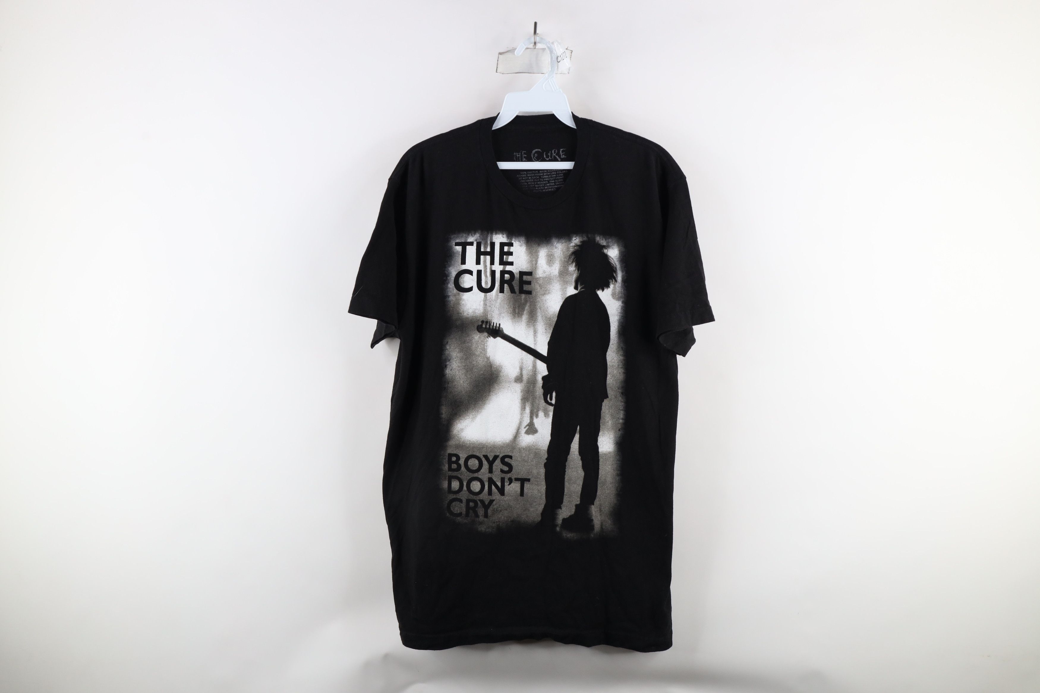 Vintage Retro Out Boys Don't Cry The Cure Band T-Shirt Black Size US L / EU 52-54 / 3 - 1 Thumbnail