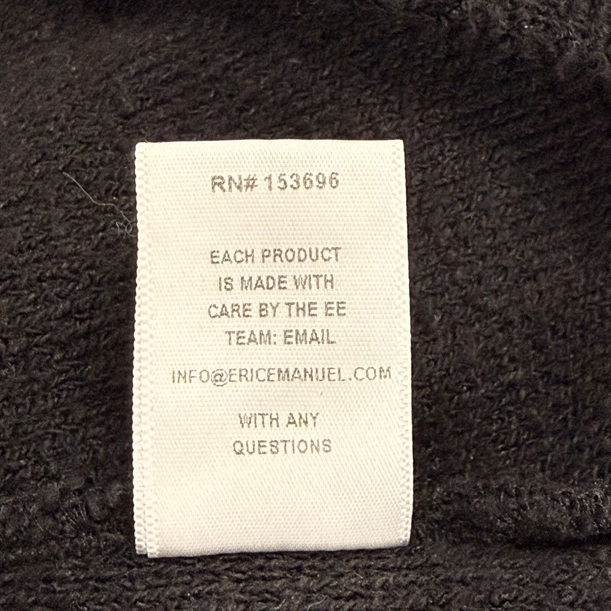 Eric Emanuel Eric Emanuel EE Boucle Quarter Zip Black/Black Size US XXL / EU 58 / 5 - 6 Thumbnail