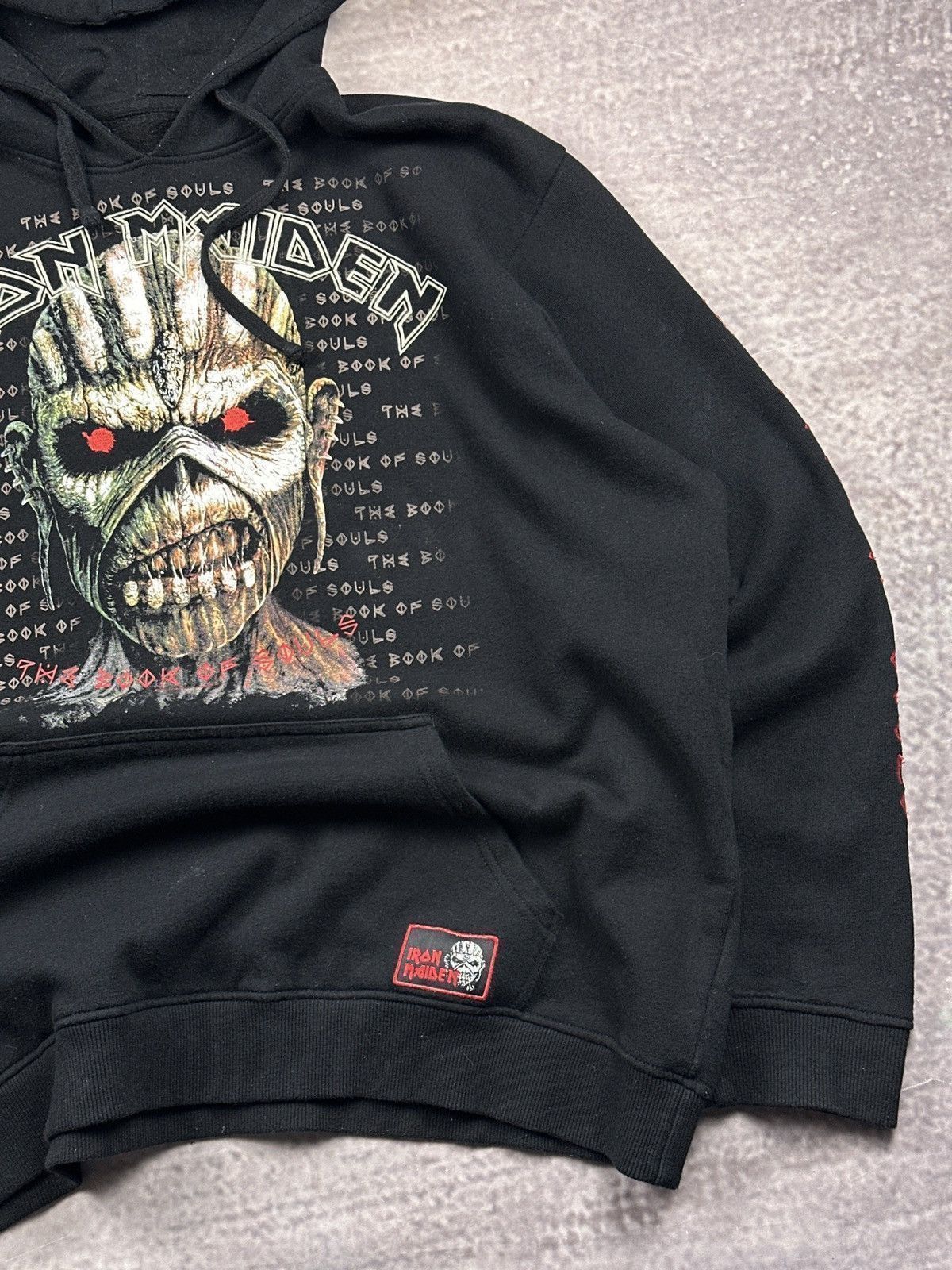 Vintage Vintage LGB Style Iron Maiden 2016 The Book Of Soul hoodie Size US XL / EU 56 / 4 - 4 Thumbnail