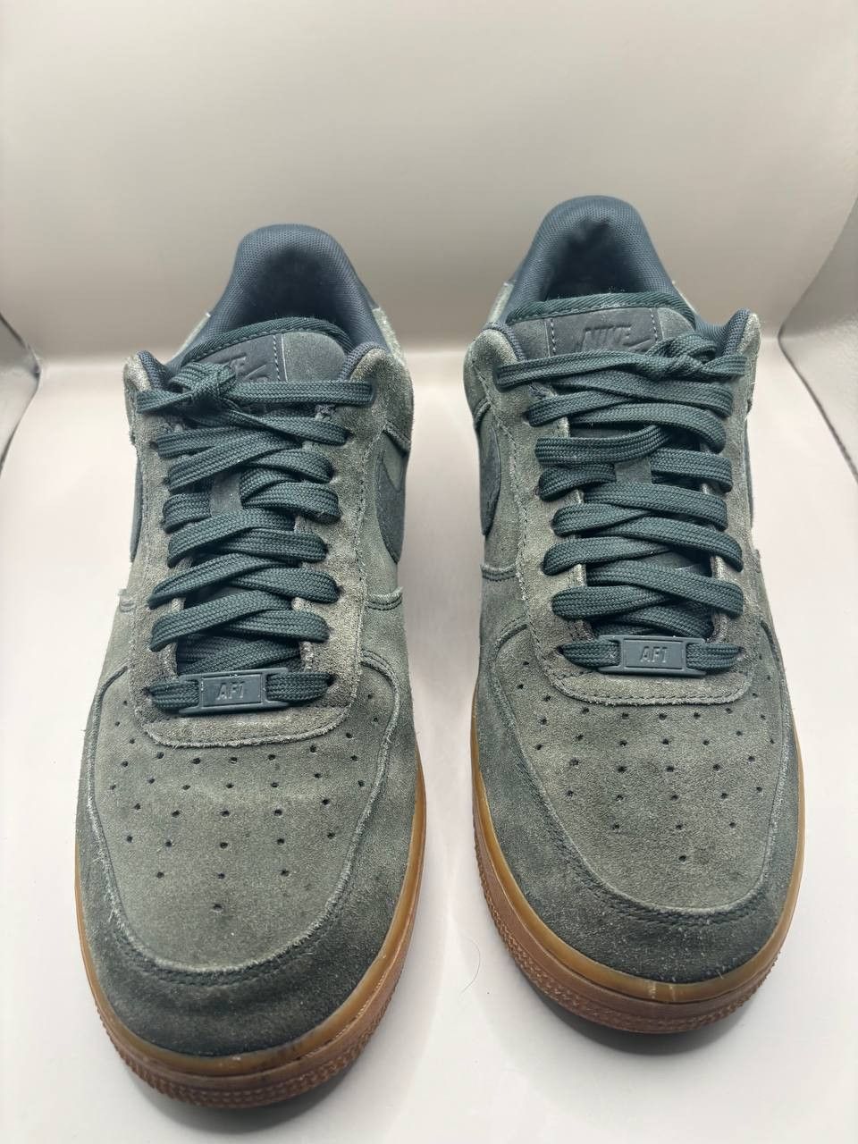 Nike Nike Air Force 1 Low Suede "Outdoor Green" Gum Sole Size US 8.5 / EU 41-42 - 13 Thumbnail
