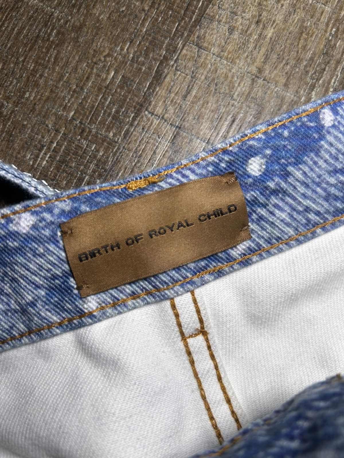 Birth of Royal Child Birth Of Royal Child Swarovski Blue Denim Size US 34 / EU 50 - 4 Thumbnail