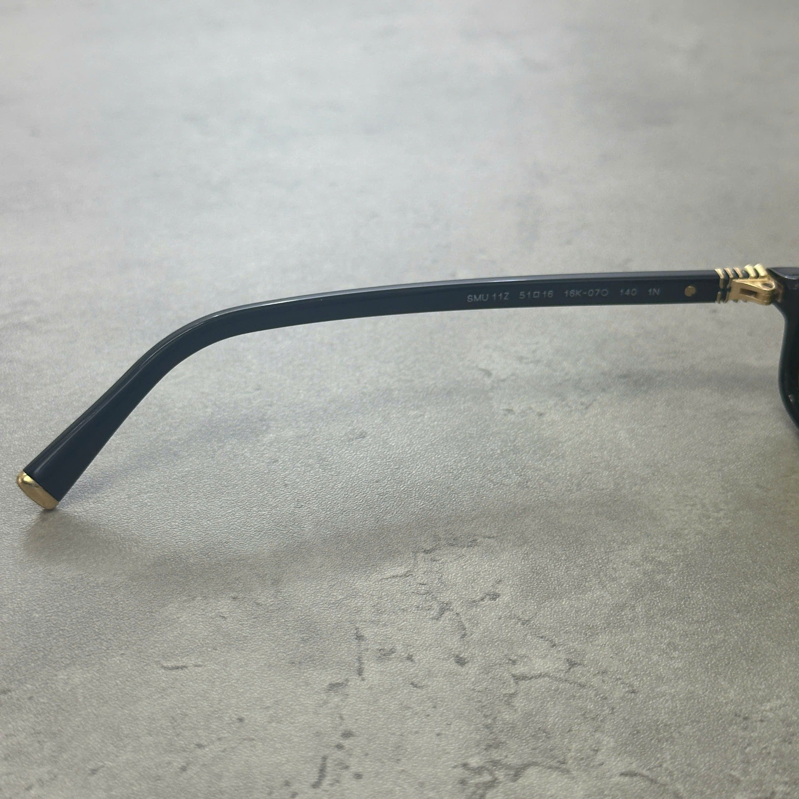 Miu Miu MIU MIU MU 11ZS 16K07O Sunglasses BLACK/YELLOW Size ONE SIZE - 5 Thumbnail