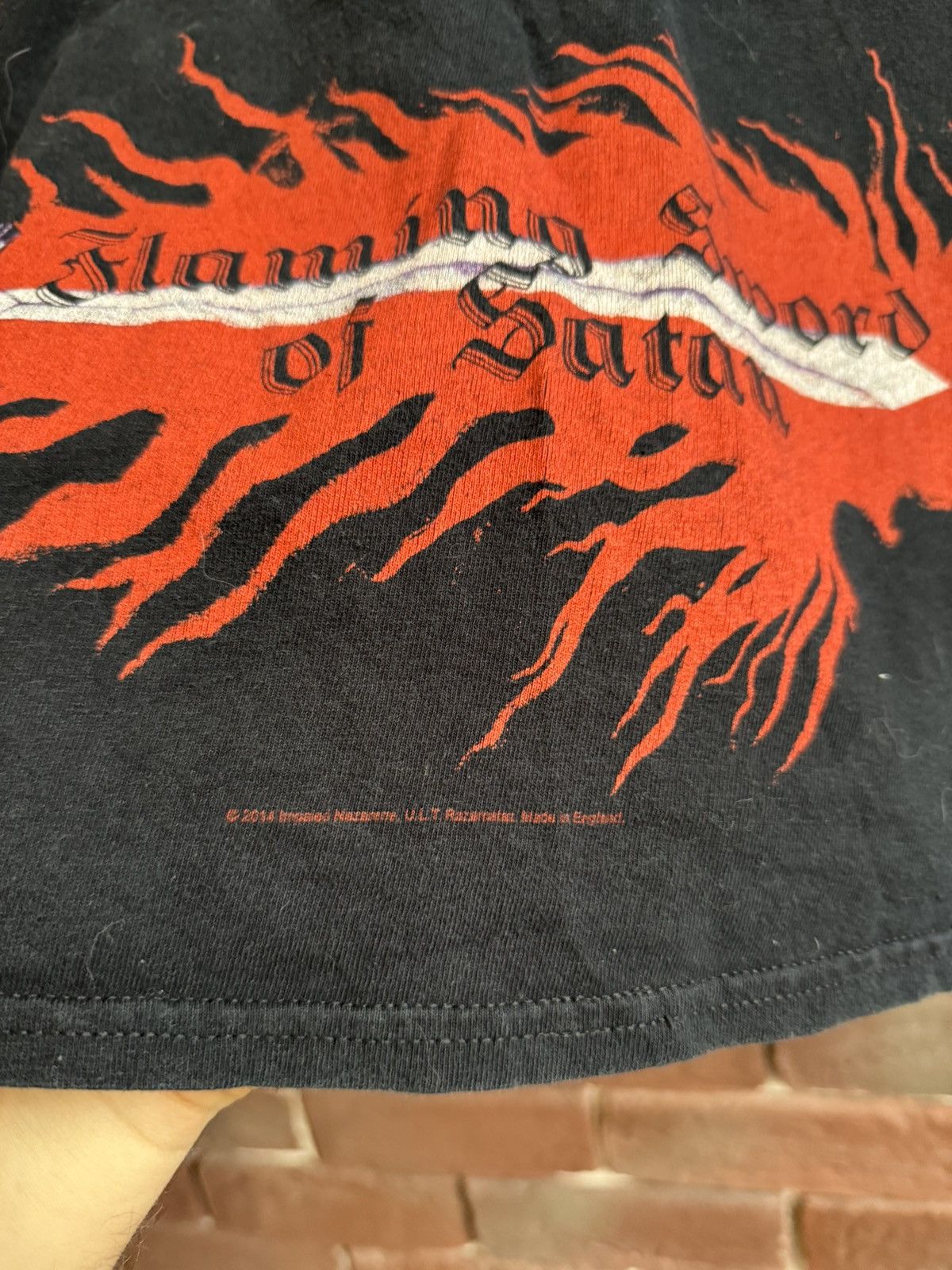 Band Tees 00s Impaled Nazarene Satan Vintage Black Metal Band Tee Size US L / EU 52-54 / 3 - 6 Thumbnail
