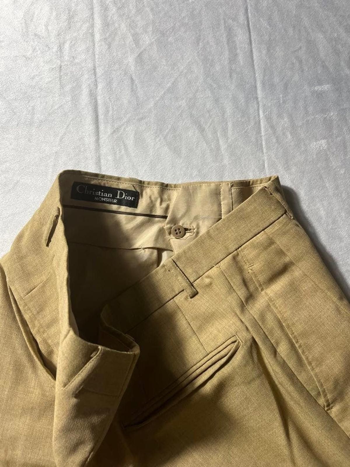Dior Dior - Double Breasted Suit Beige Size 40R - 9 Thumbnail