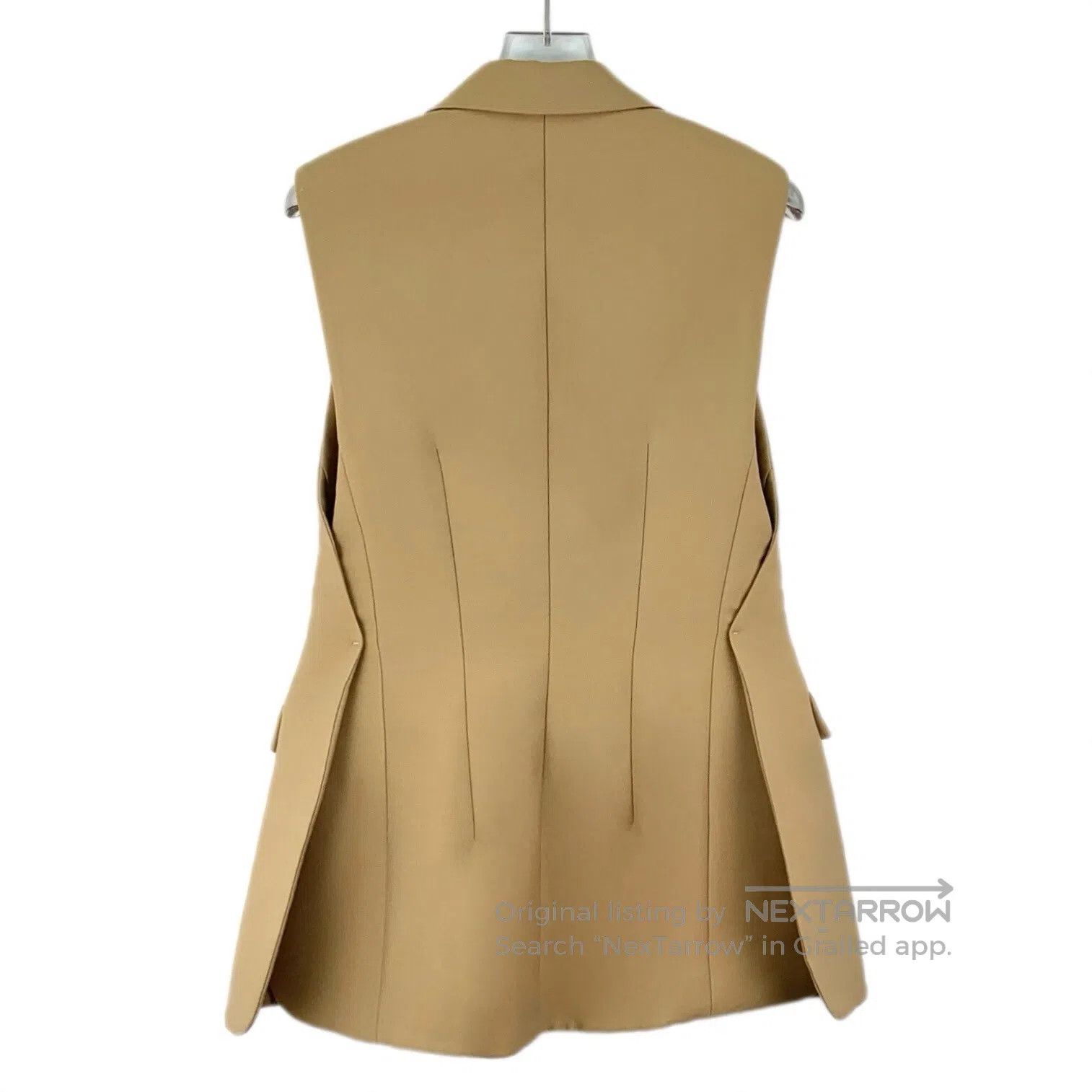 Hermes Hermes Yellow wool collarless sleeveless tailored waistcoa Size XS / US 0-2 / IT 36-38 - 2 Thumbnail