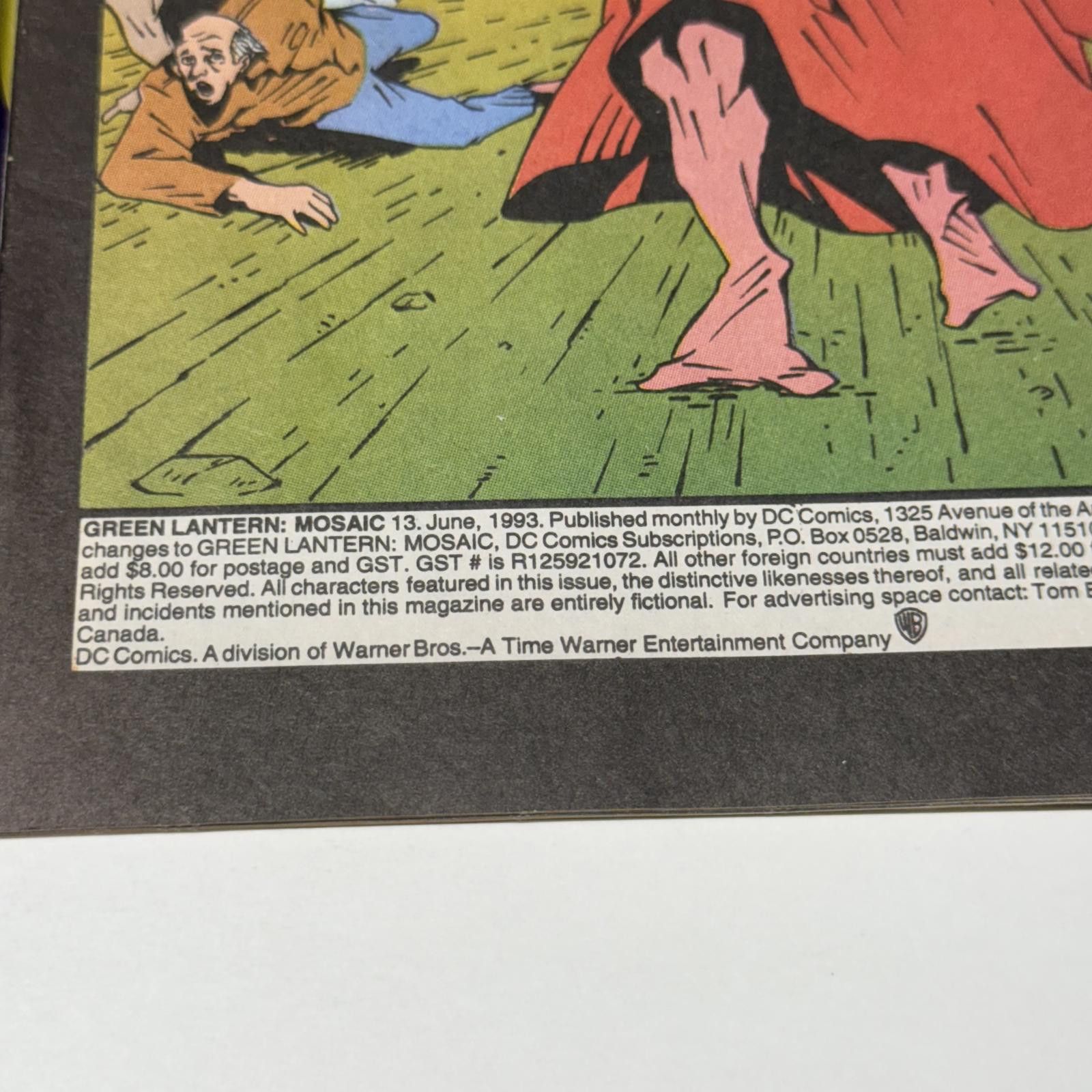 DC Comics VTG DC Green Lantern Mosaic #13 JUN 1993 Death of a Nation! Size ONE SIZE - 9 Thumbnail