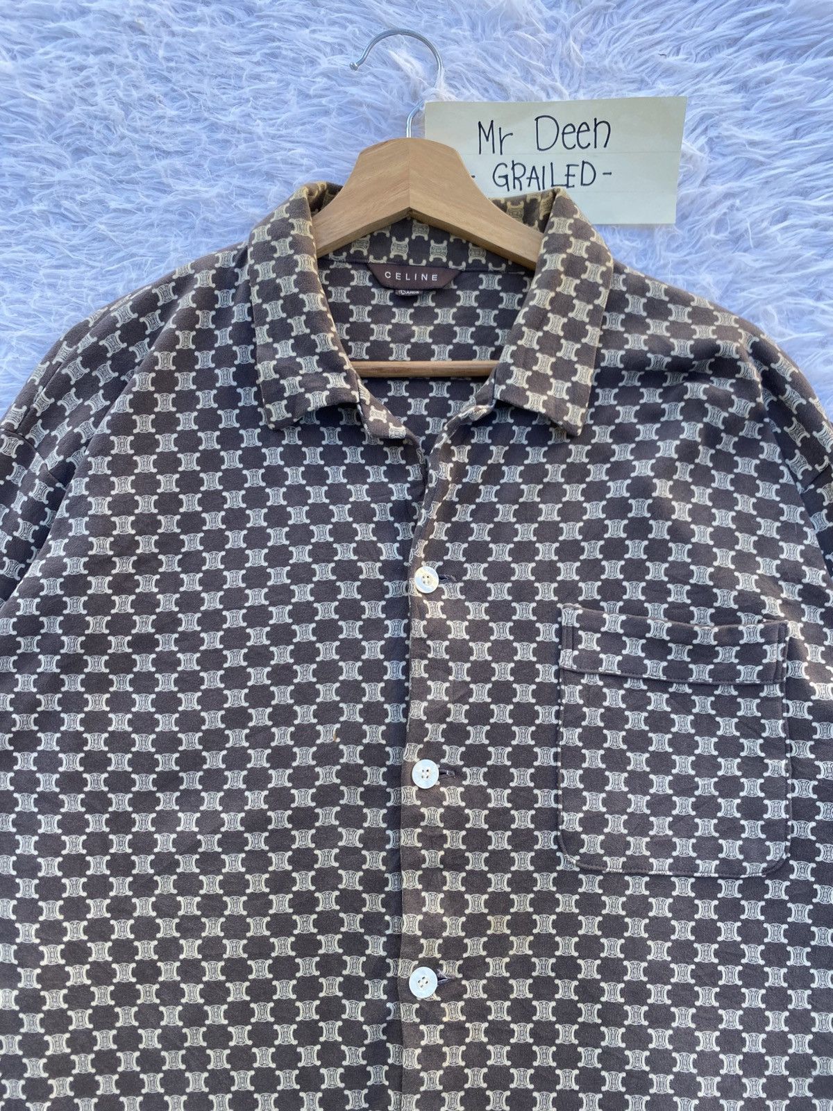 Celine Rare Vintage CELINE Monogram Pajamas Logos Size US L / EU 52-54 / 3 - 9 Thumbnail
