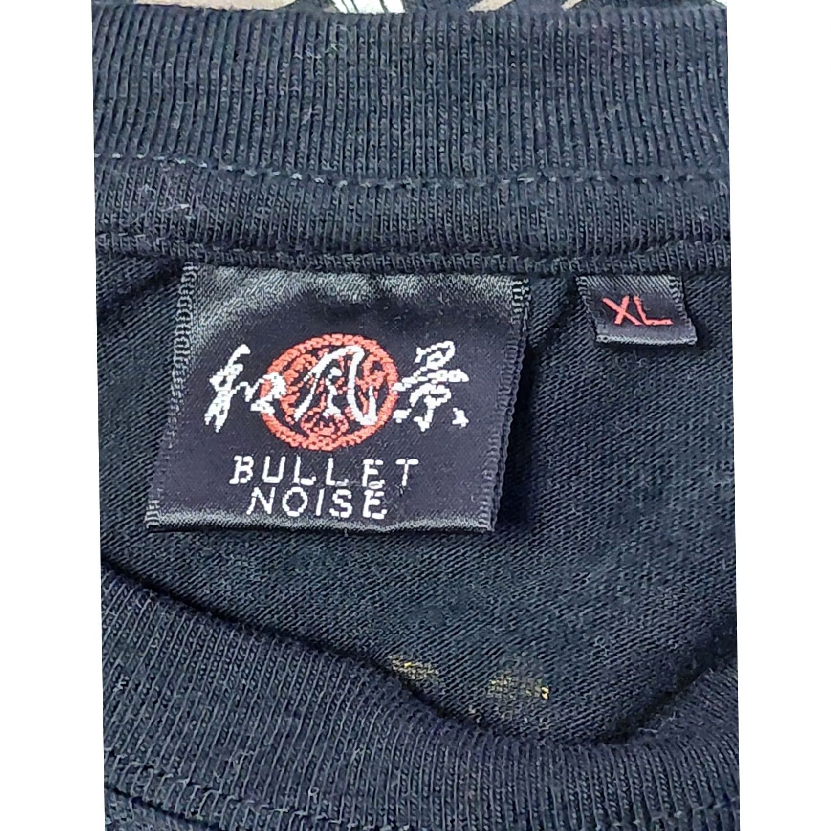 Vintage BULLET NOISE Graphic Print Long Sleeve Shirt Black Knit Men XL Size US XL / EU 56 / 4 - 5 Thumbnail