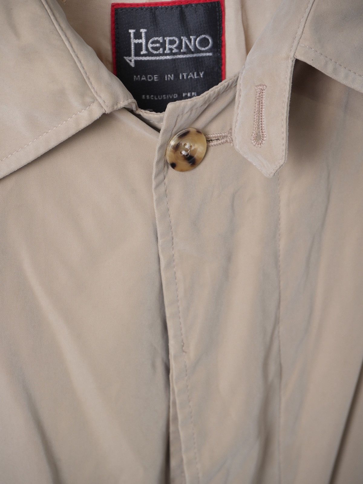 Herno HERNO Vintage Made in Italy Light Cotton Trench Coat Size US XL / EU 56 / 4 - 3 Thumbnail