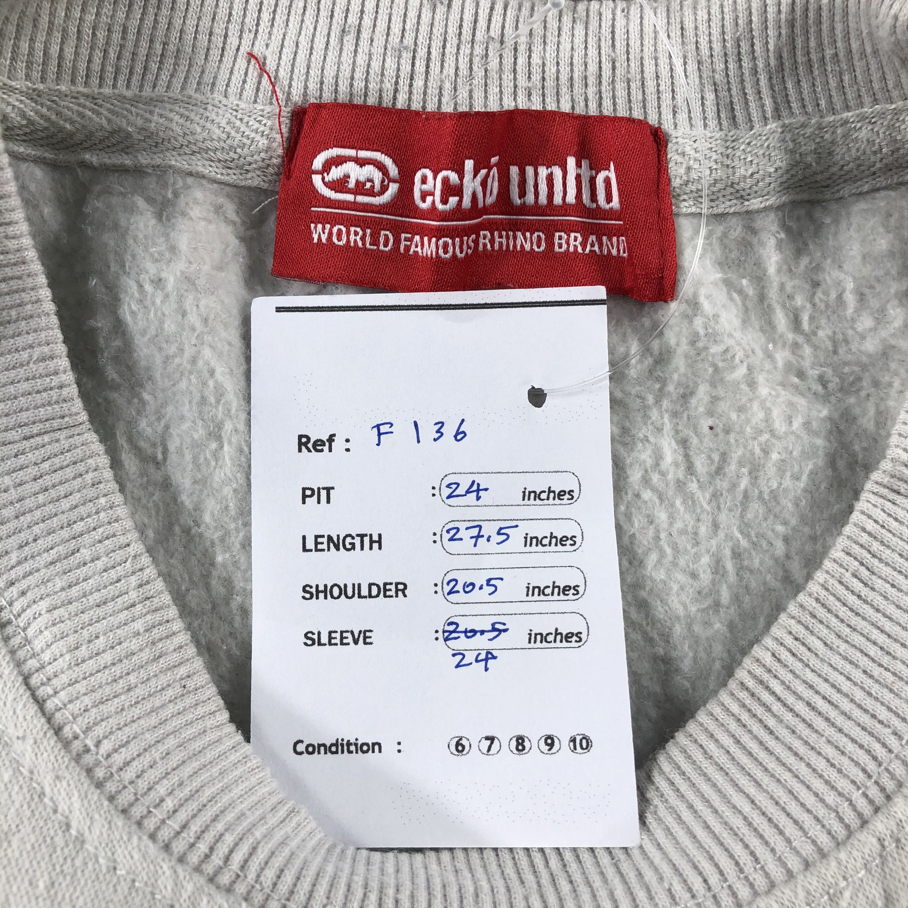 Ecko Unltd. Ecko Unltd Sweatshirt Gray Jumper F136 Size US L / EU 52-54 / 3 - 7 Thumbnail