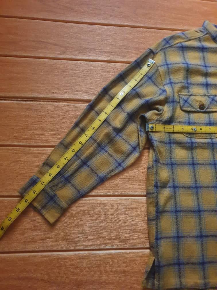 Japanese Brand Narcissus checkered Japanese style flannel shirt Size L / US 10 / IT 46 - 7 Thumbnail