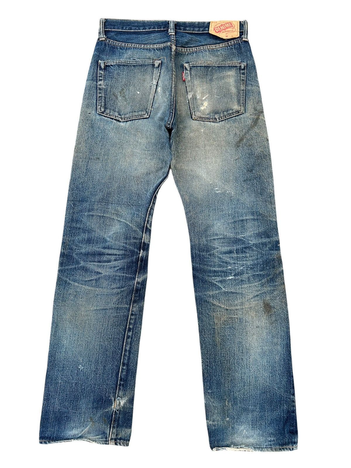 Kapital Thrashed Vintage Denime Selvedge Denim Jeans Size US 30 / EU 46 - 4 Thumbnail