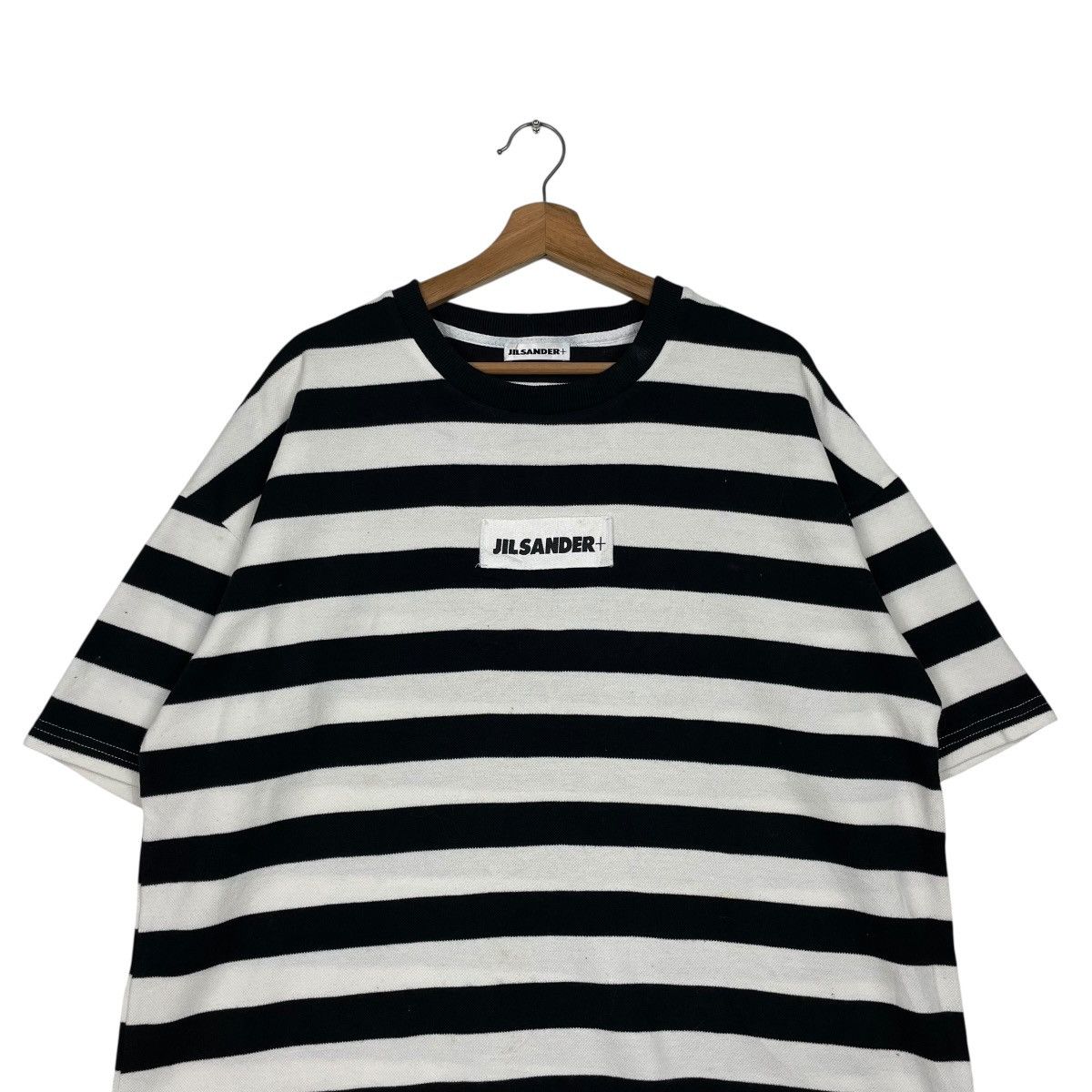 Jil Sander Jil Sander Stripe Black And White T-shirt Size US M / EU 48-50 / 2 - 2 Thumbnail