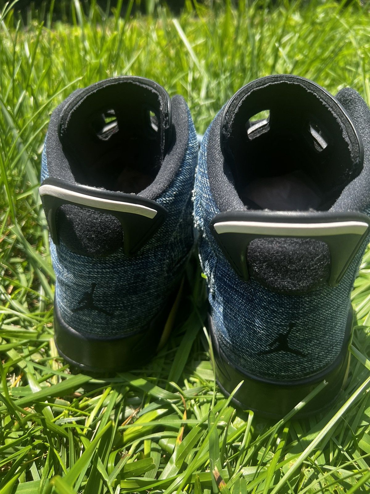 Jordan Brand CLEAN Air Jordan 6 Retro Denim size 7 Mens Blue shoes Size US 7 / EU 40 - 7 Thumbnail
