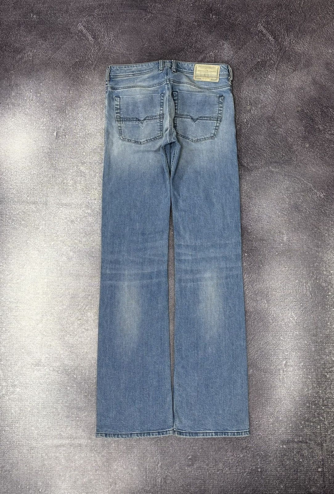 Diesel Diesel Zatiny Regular Bootcut NWT Men’s Blue Denim Jeans Size US 28 / EU 44 - 2 Thumbnail