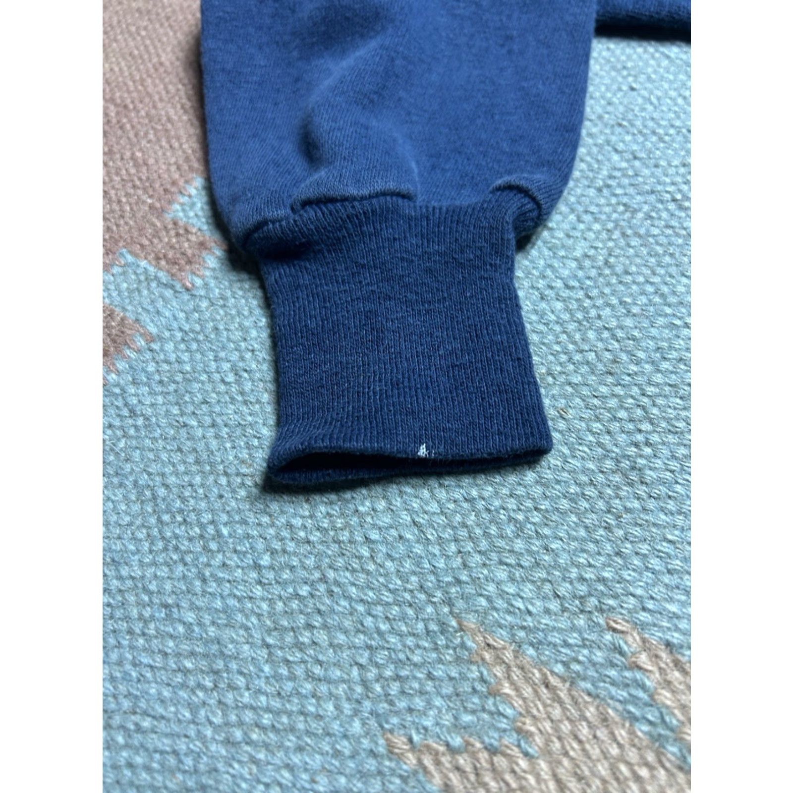 Sears VINTAGE 70s pullover hoodie sweatshirt gussets Sears adult XL Navy blue Hoodie Men XL Pullover 70s Vintage Navy Sears Mens XL Size US XL / EU 56 / 4 - 6 Thumbnail