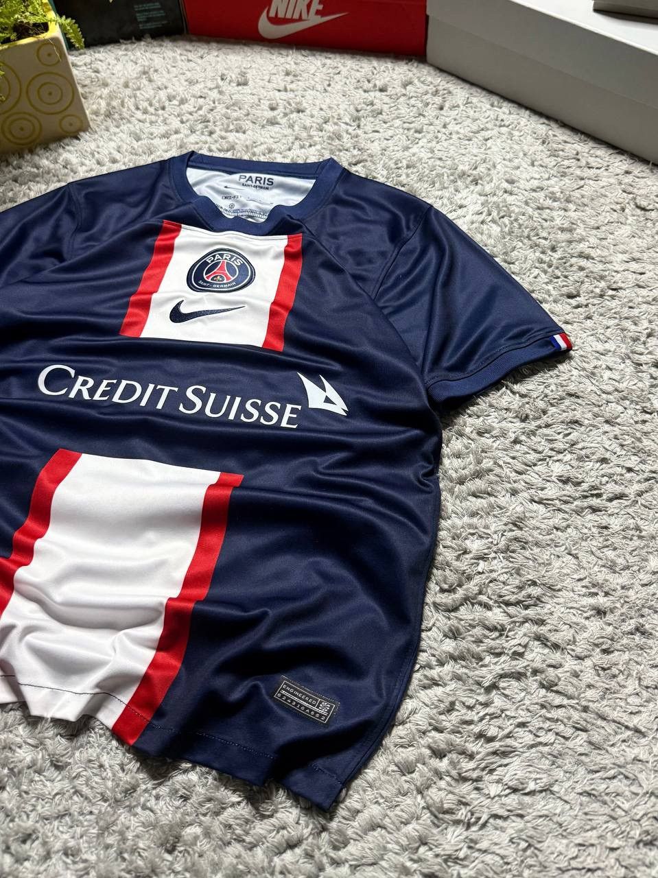 Nike 00s Nike Vintage Paris German Ssocet Jersey Rare Size US S / EU 44-46 / 1 - 7 Thumbnail