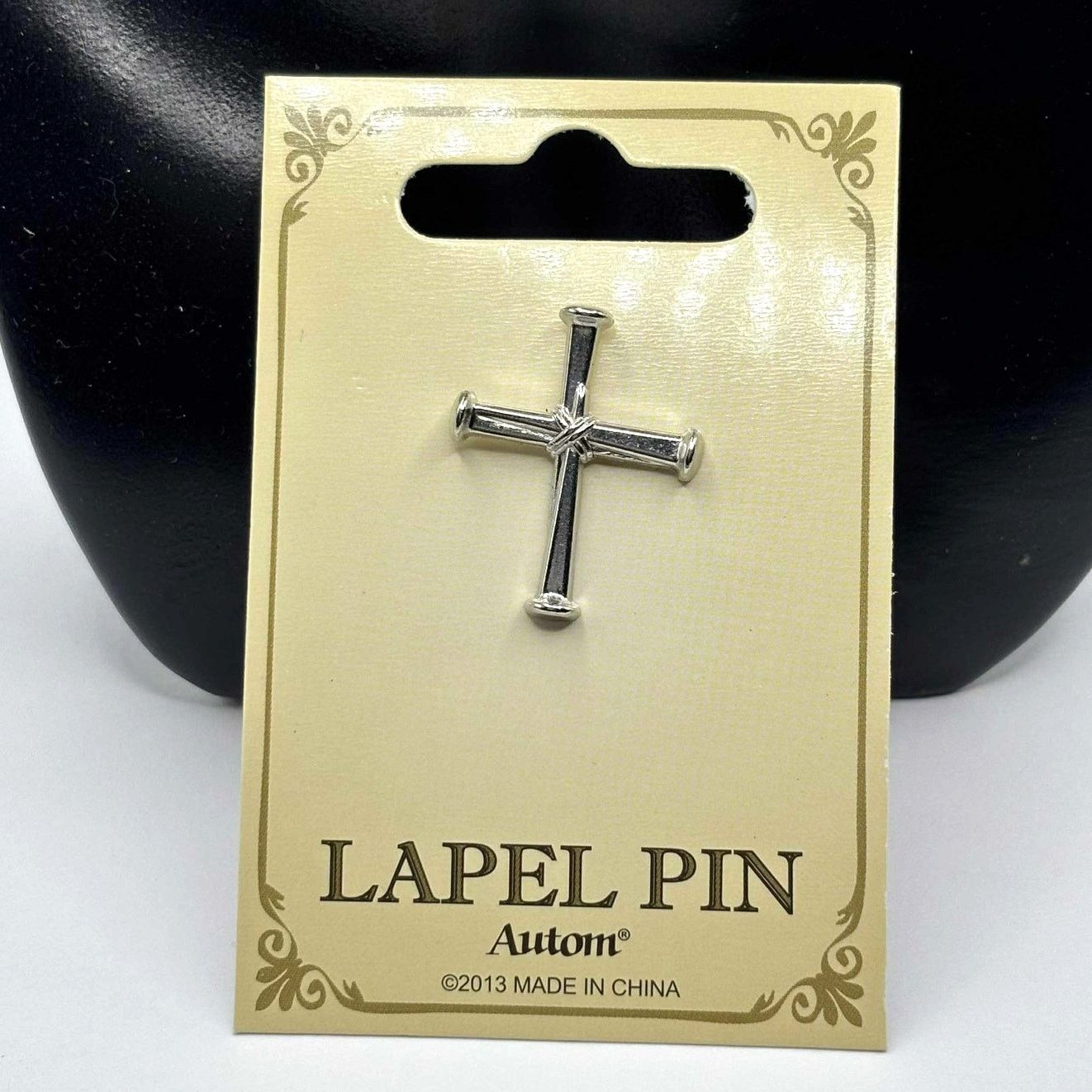 Other Silver Cross Pin Size ONE SIZE - 1 Thumbnail