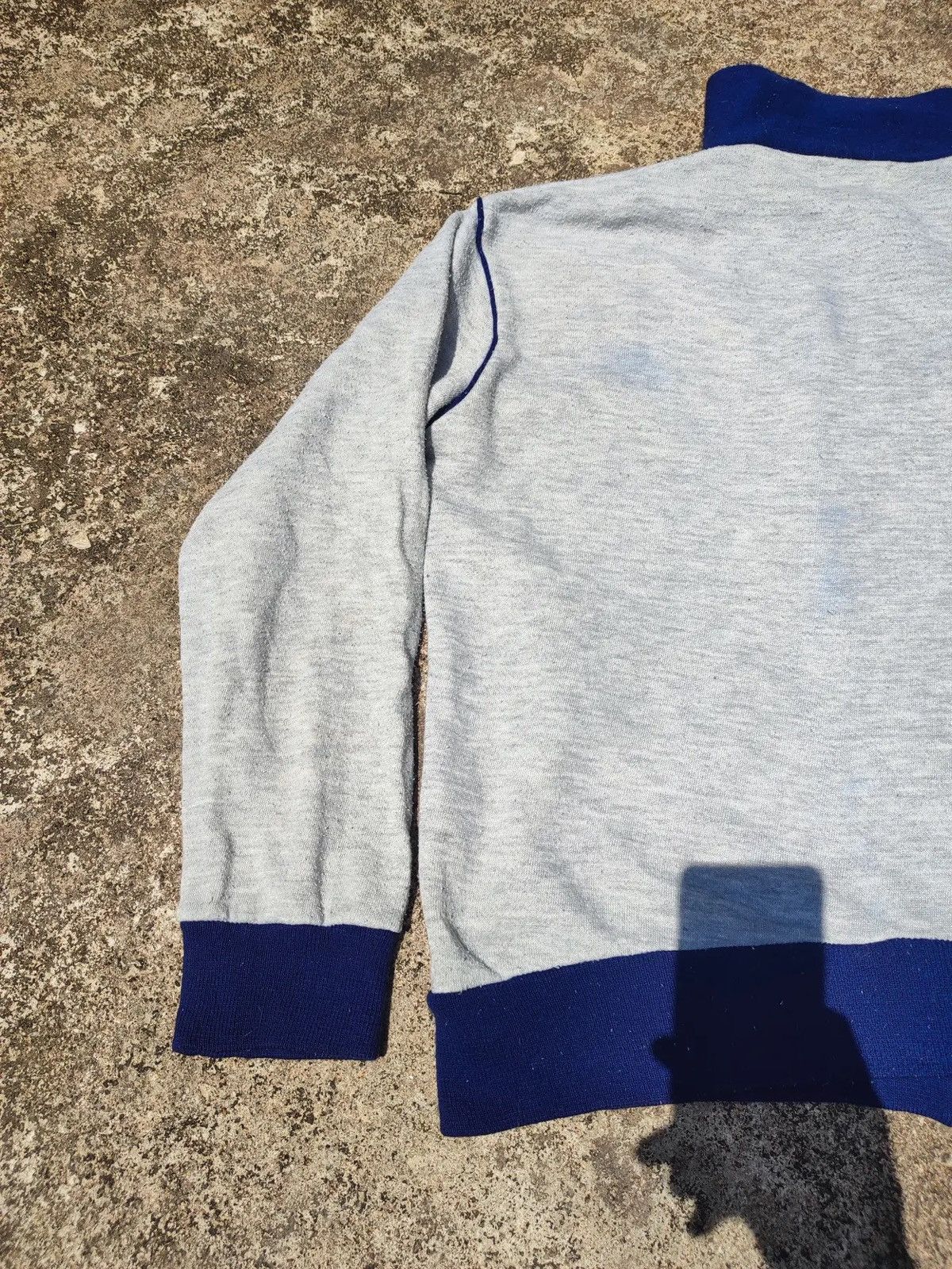 Nike Vintage 80s Nike Sportswear Full-Zip Track Jacket Grey/Blue Size US L / EU 52-54 / 3 - 10 Thumbnail