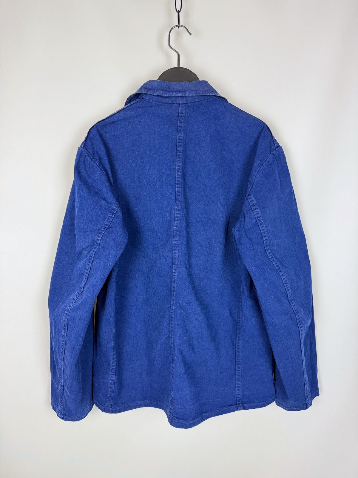 Vintage 70s 80s Vintage German Sanfor HBT Chore Work Jacket 52 Size US L / EU 52-54 / 3 - 7 Thumbnail