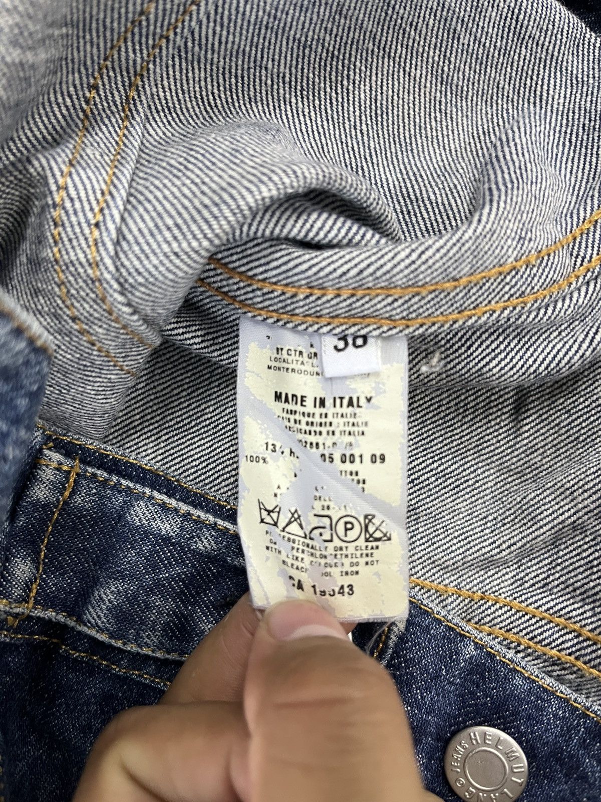 Helmut Lang Helmut Lang AW1999 Type III Indigo Denim Jacket Size US S / EU 44-46 / 1 - 14 Thumbnail