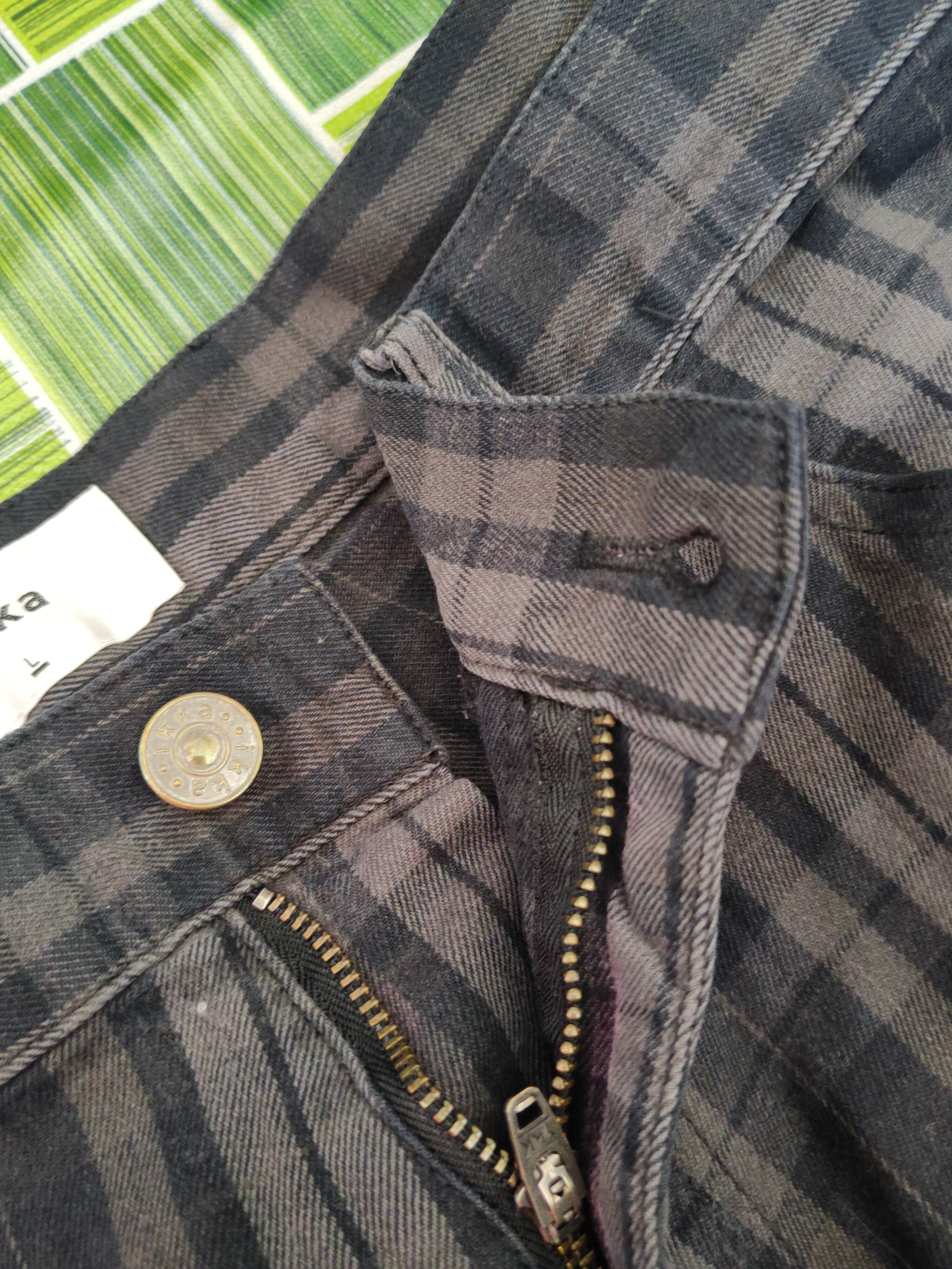 Japanese Brand × Vintage Ikka Black Faded stripe vintage Casual Pants #S1714 Size US 32 / EU 48 - 13 Thumbnail