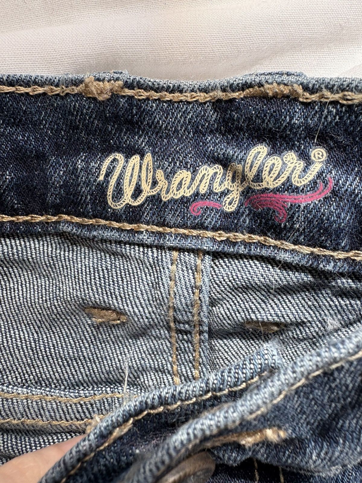 Wrangler Wrangler cut off denim shorts W26 Size 26" / US 2 / IT 38 - 2 Thumbnail
