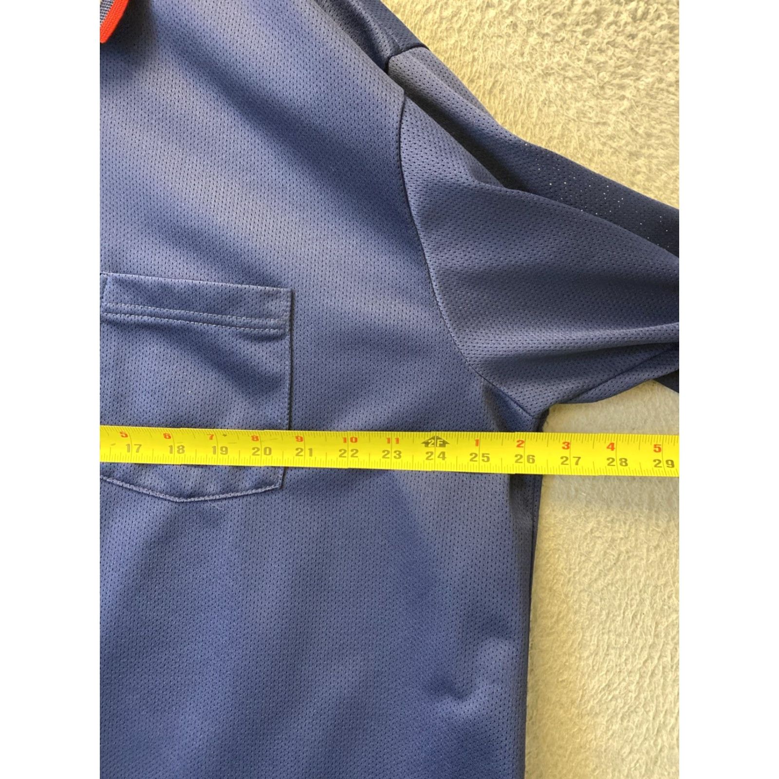 Vintage Vintage Dalco Athletic Polo Shirt Men L Blue Short Sleeve Made in USA 140-24 Size US L / EU 52-54 / 3 - 5 Thumbnail