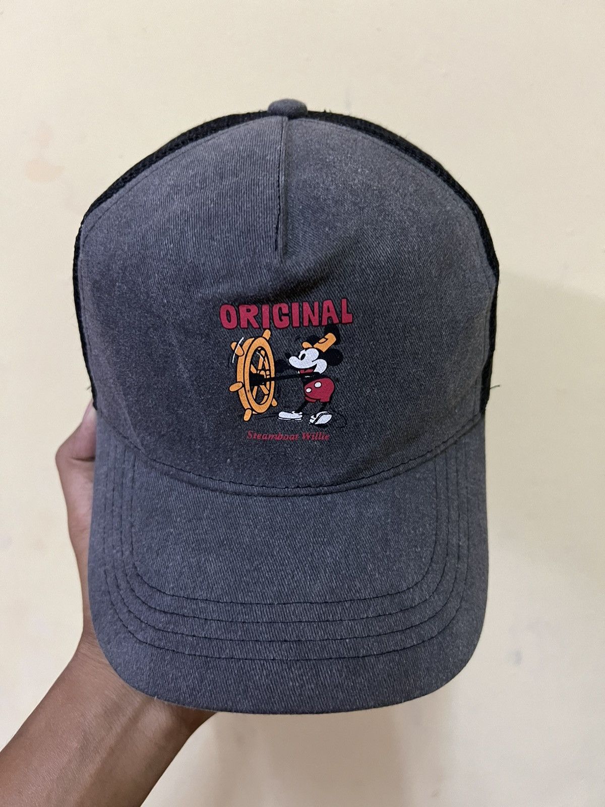 If Six Was Nine H&M Mickey Mouse Trucker Hat Size ONE SIZE - 6 Thumbnail