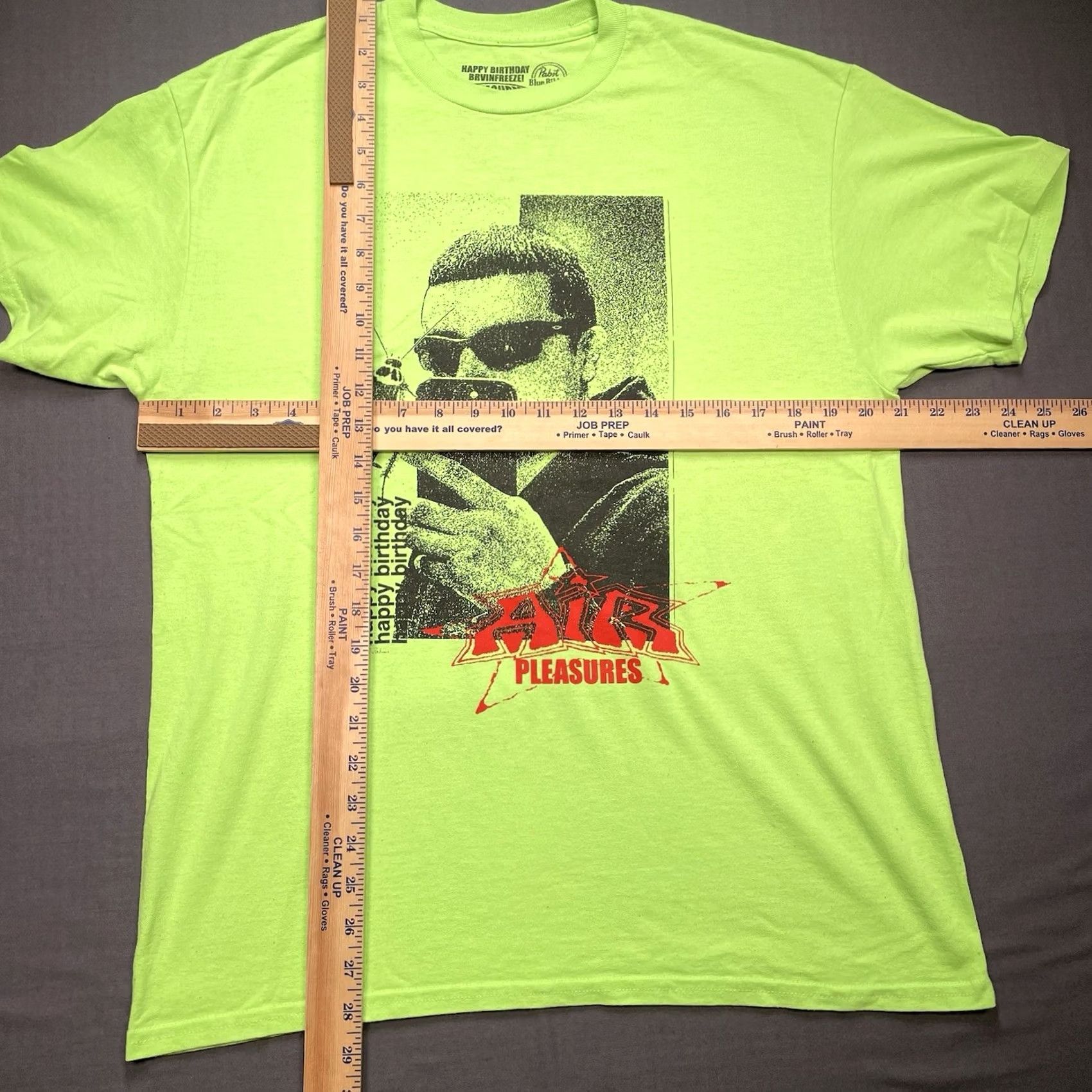 Vintage Love Pleasures Shirt L Men Green PBR Pabst Blue Ribbon Love Hour Birthday Yes Shirt Mens Green Size US L / EU 52-54 / 3 - 5 Thumbnail