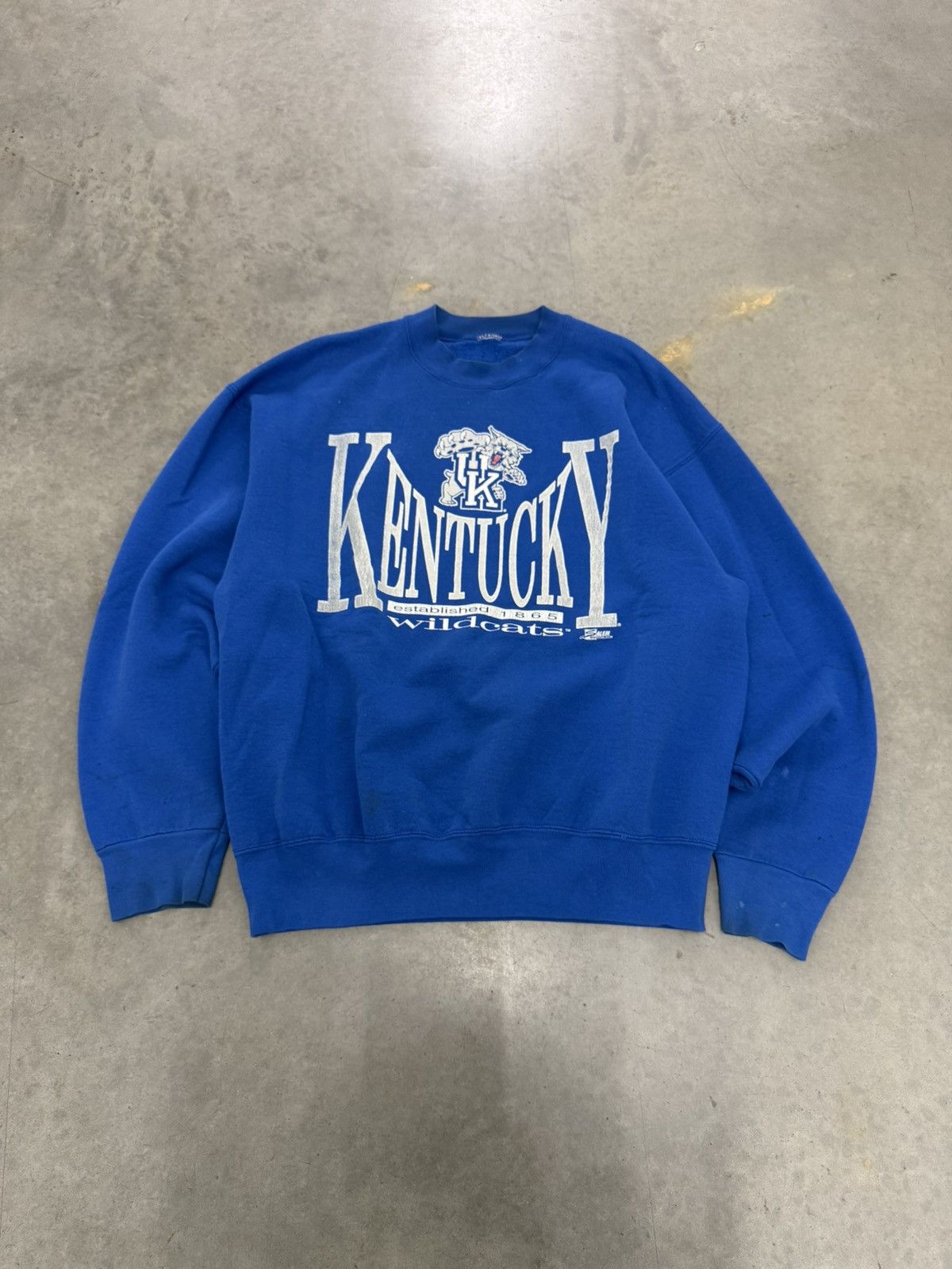 Salem Sportswear Vintage Kentucky Wildcats Salem Sportswear NCAA Sweatshirt Size US L / EU 52-54 / 3 - 1 Thumbnail