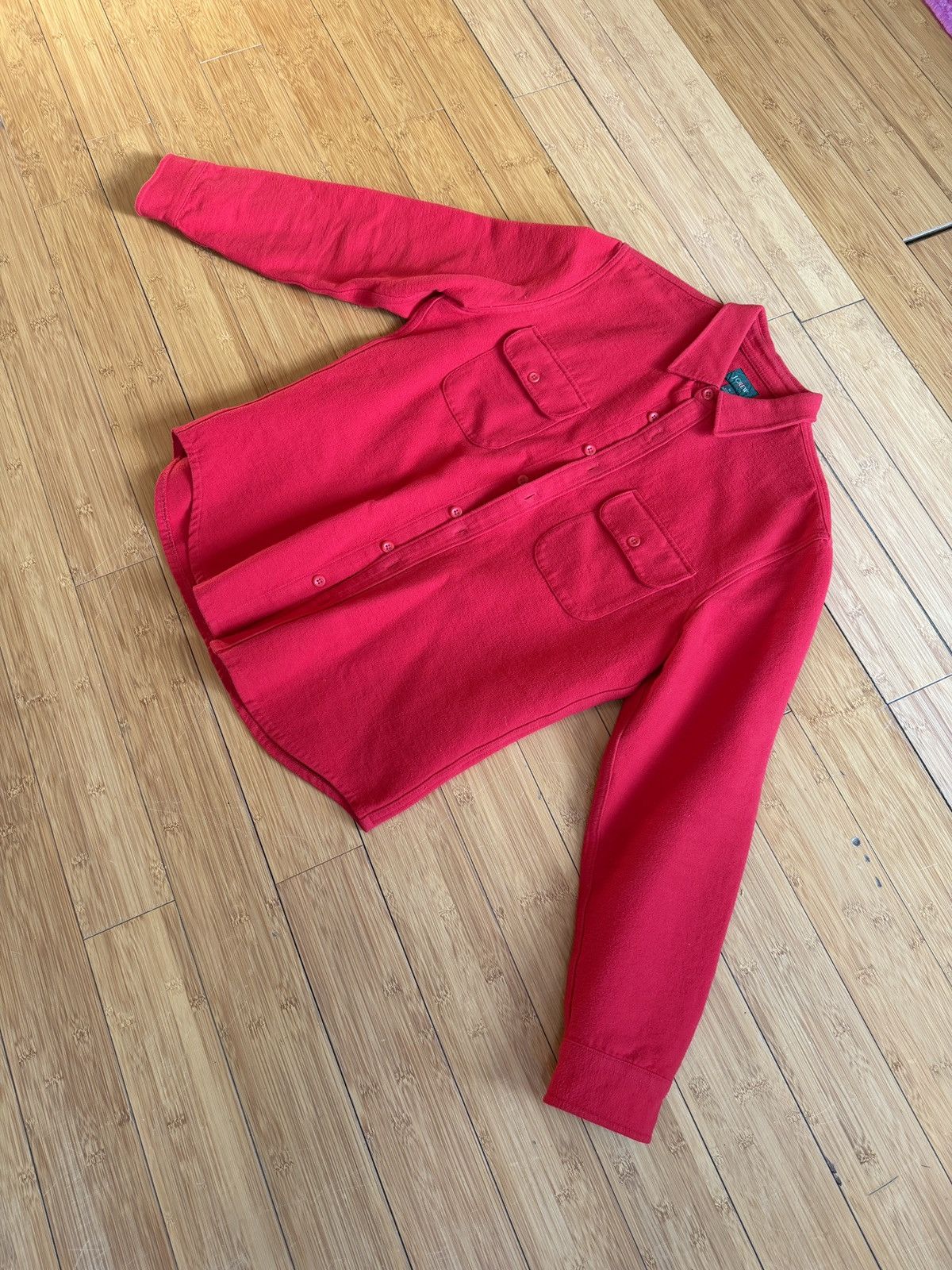 J.Crew J Crew Chamois Shirt Red Size US M / EU 48-50 / 2 - 5 Thumbnail