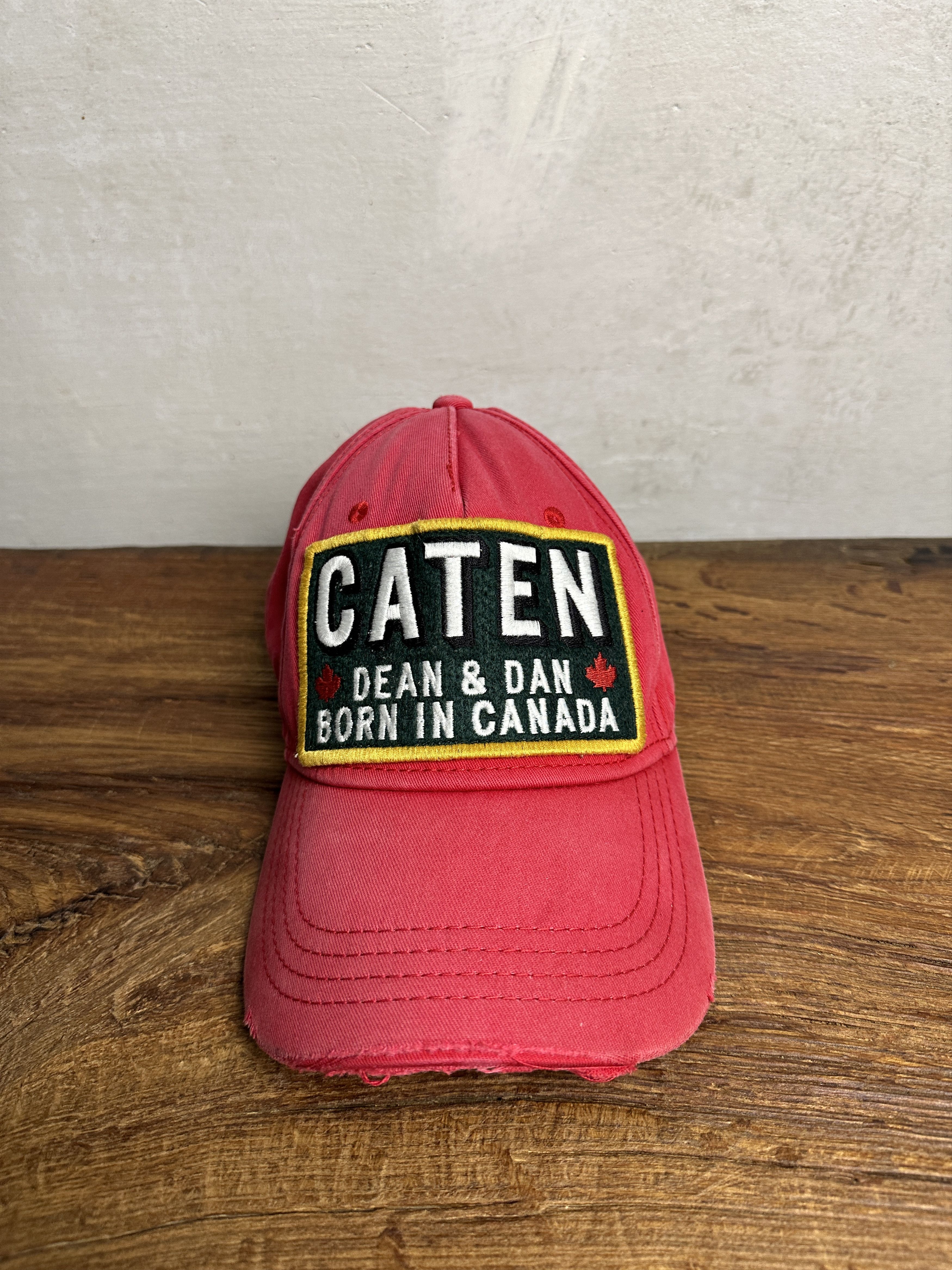 Dsquared2 DSQUARED2 D2 Caten Red Original Born in Canada Cap Size ONE SIZE - 4 Thumbnail
