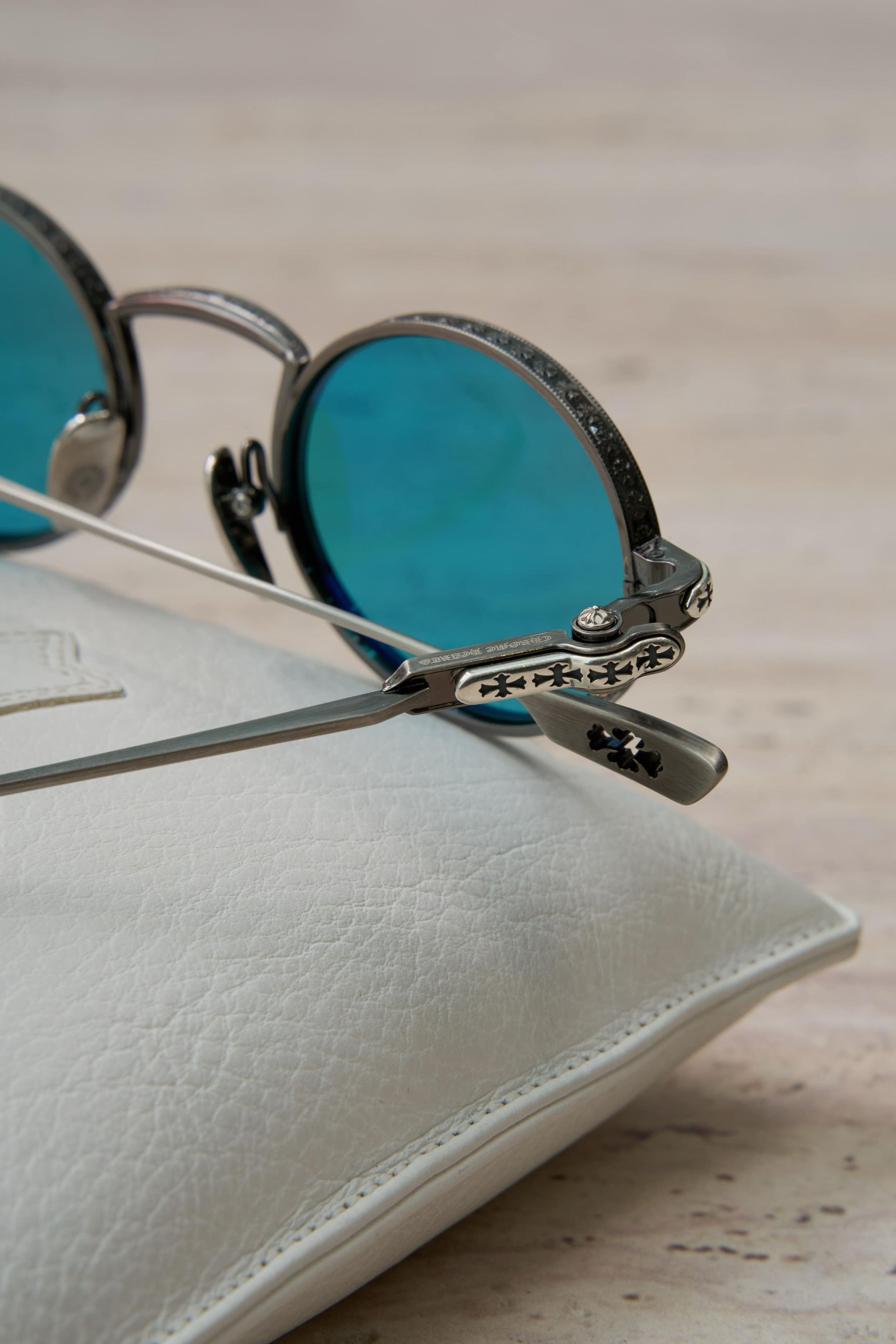 Chrome Hearts CHROME HEARTS HONEY DIPPED Pewter-Aquamarine Size ONE SIZE - 2 Thumbnail