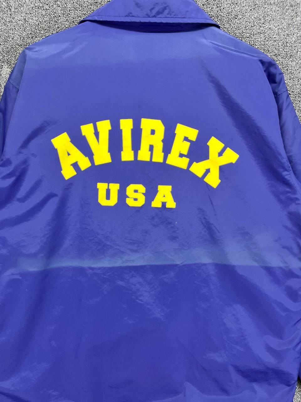 Avirex Vintage Avirex Spell Out Trashed Button Up Coach Jacket Size US M / EU 48-50 / 2 - 5 Thumbnail