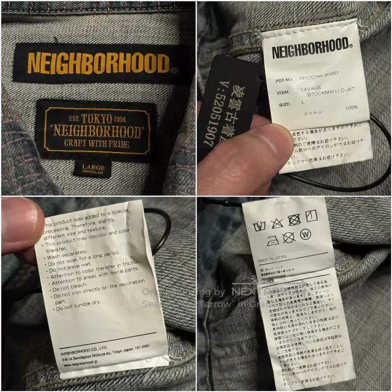 Neighborhood Neighborhood 18SS STOCKMAN JKT Washed and Stained Rust Den Size US L / EU 52-54 / 3 - 8 Thumbnail