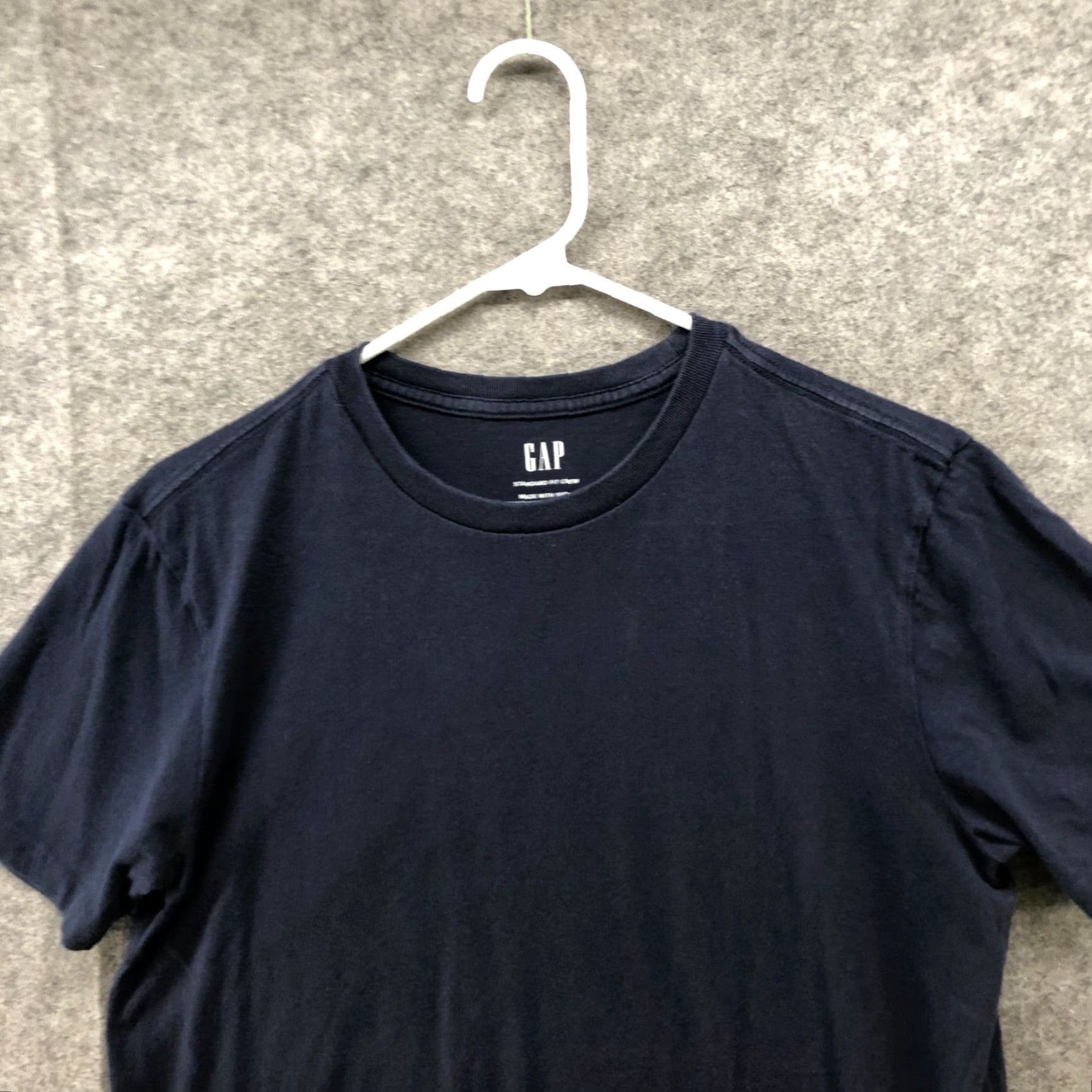 Gap Gap Mens XS Crew Neck T-Shirt Short Sleeve Organic Cotton Navy Blue Lightweight Size US XS / EU 42 / 0 - 3 Thumbnail