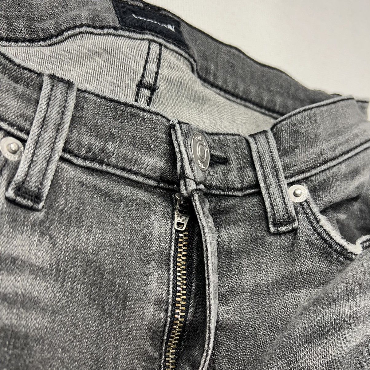Hudson Hudson Jeans Grey Nico Mid Rise Super Skinny Denim Washed Size 28" / US 6 / IT 42 - 6 Thumbnail