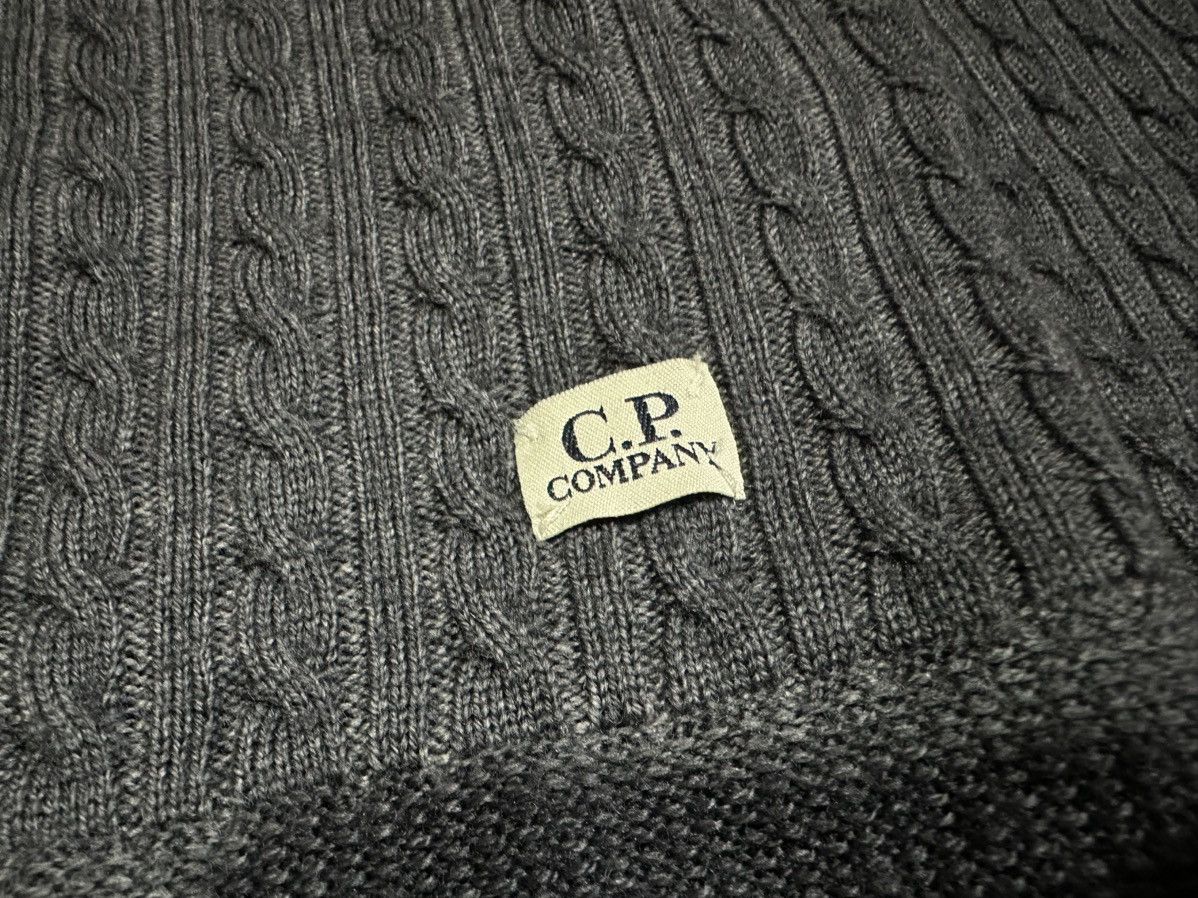 C.P. Company × Massimo Osti × Vintage 🔥Archived Vintage Cp Company Wool Sweater Cable Kni Size US L / EU 52-54 / 3 - 6 Thumbnail