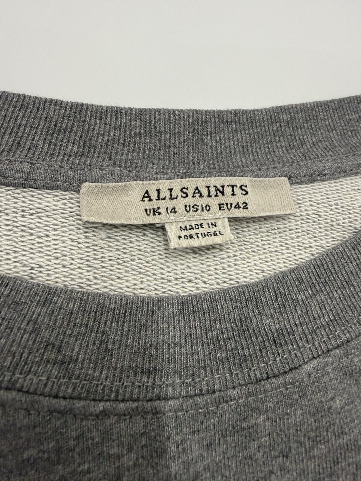 Allsaints 🔥 Distressed ALLSAINTS Freedom Iona Graphic Sweatshirt -170 Size M / US 6-8 / IT 42-44 - 10 Thumbnail