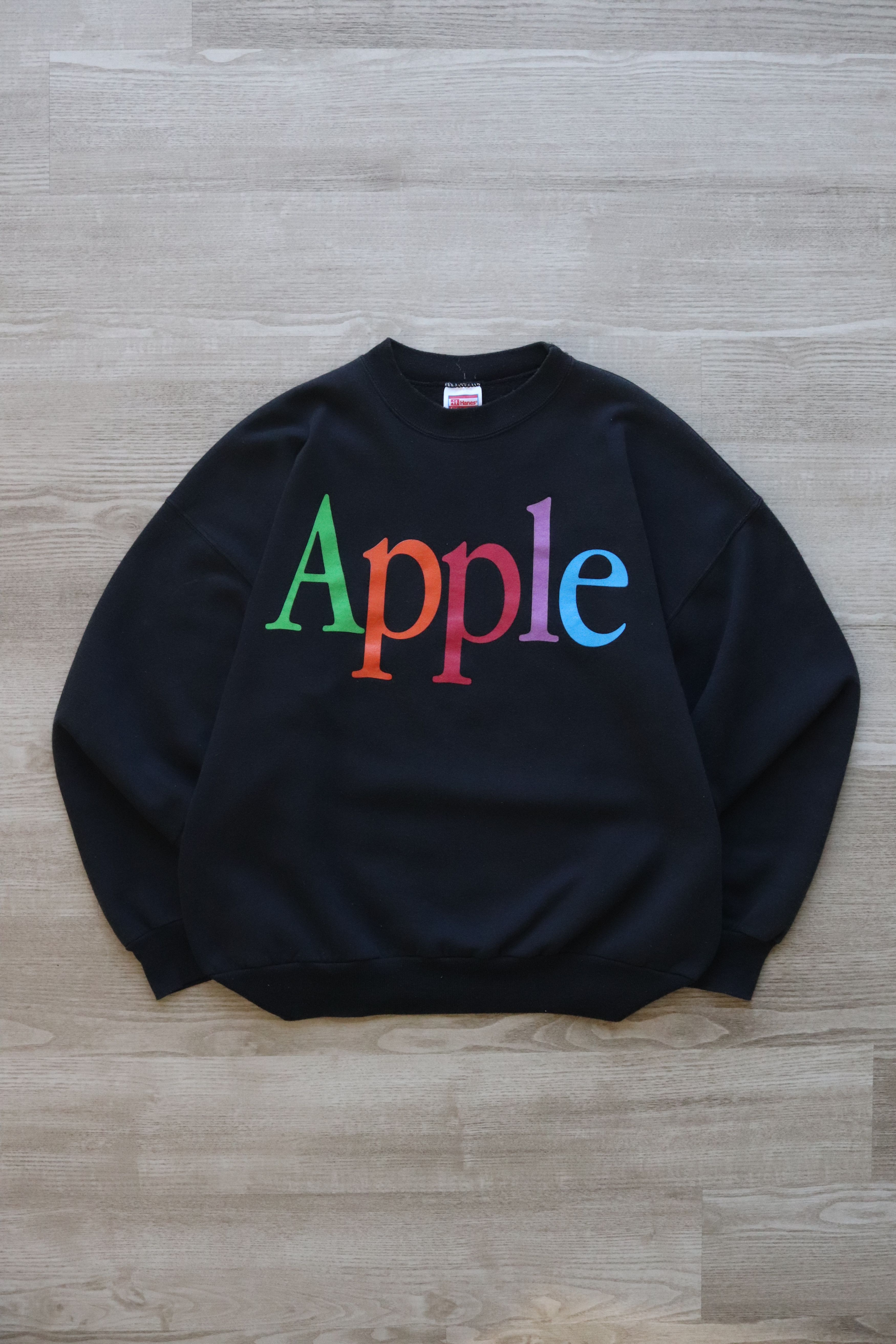 VINTAGE APPLE MAC RAINBOW LOGO CREWNECK SWEATER, image size:3500x5250