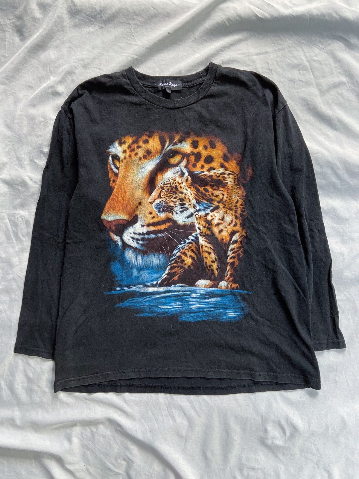 If Six Was Nine × Japanese Brand × Le Grande Bleu (L.G.B.) BIG TIGER PRINTED DESIGN LONG SLEEVE Size US XL / EU 56 / 4 - 1 Thumbnail