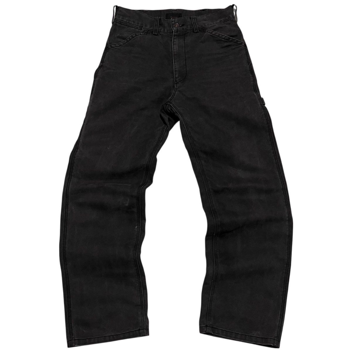 Issey Miyake Tete Homme by issey miyake Carpenter Canvas pants Black Wash Size US 30 / EU 46 - 1 Thumbnail