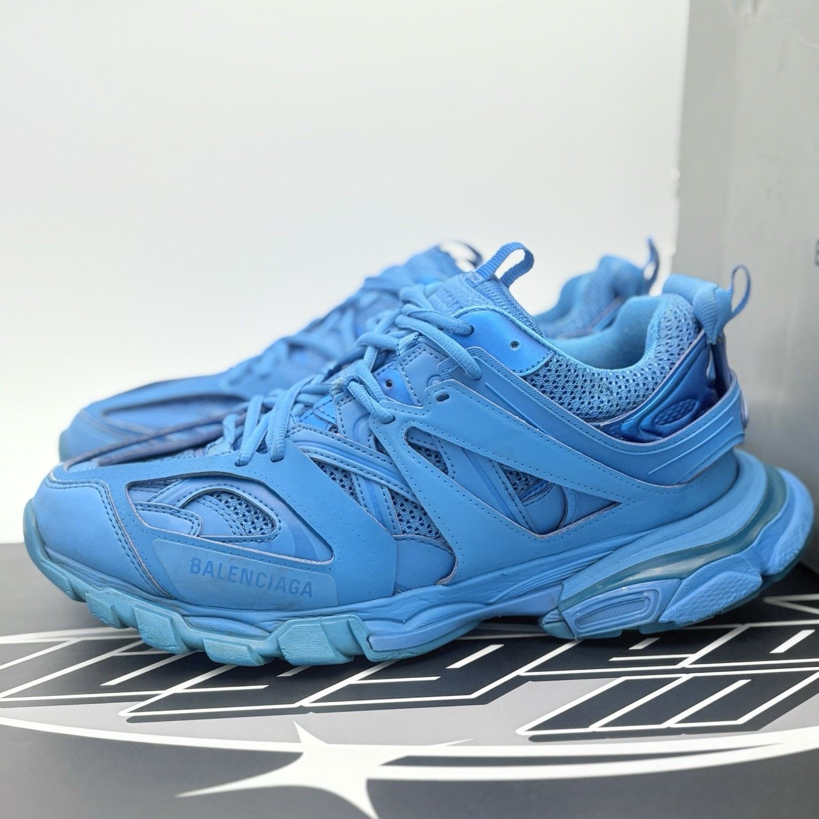 Balenciaga BALENCIAGA TRACK SNEAKERS BLUE SIZE 43 | Grailed display picture 1